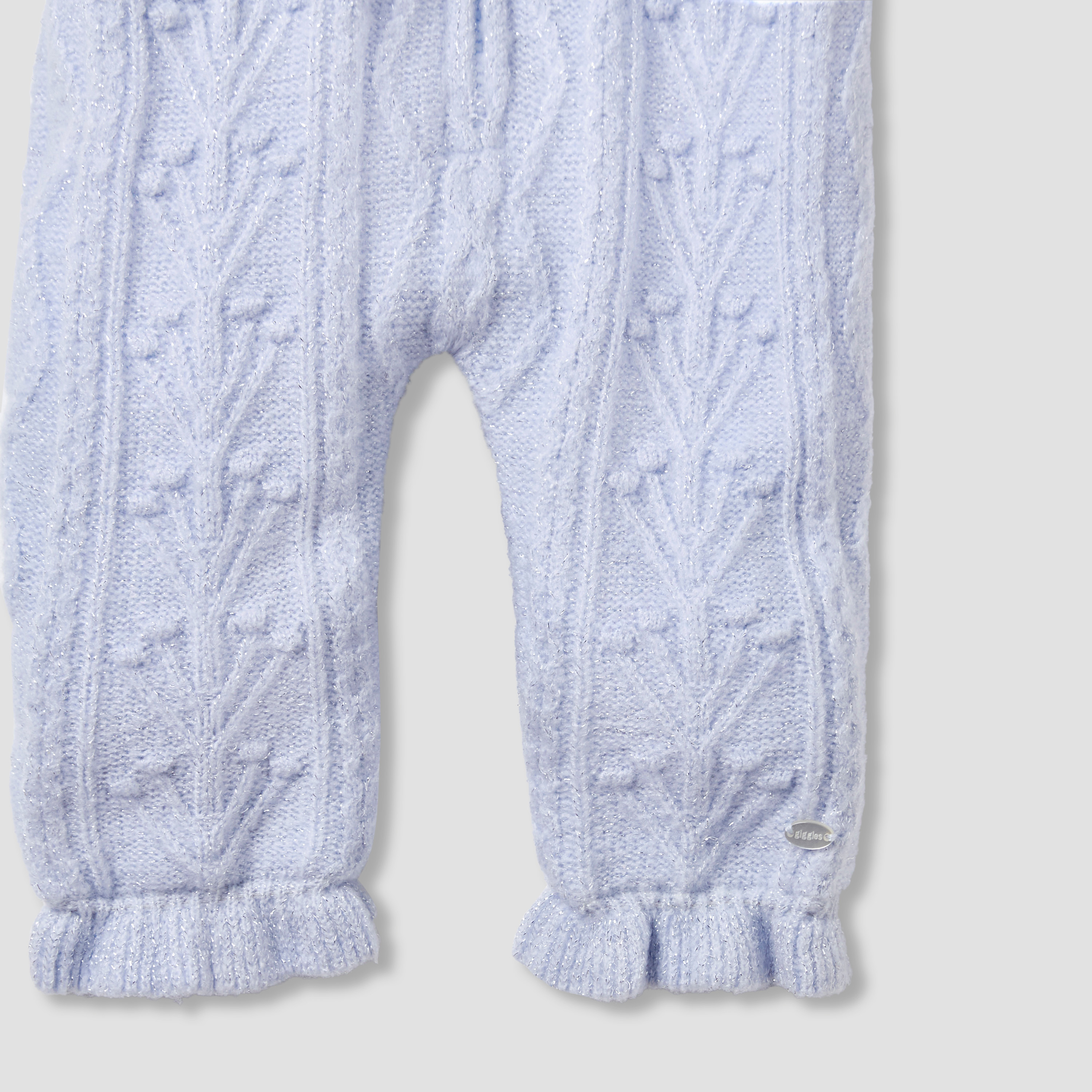 بدلة نوم بقبعة بارزة الملمس وأكمام طويلة من جيجلز-baby-girls-clothing-rompers-image-2