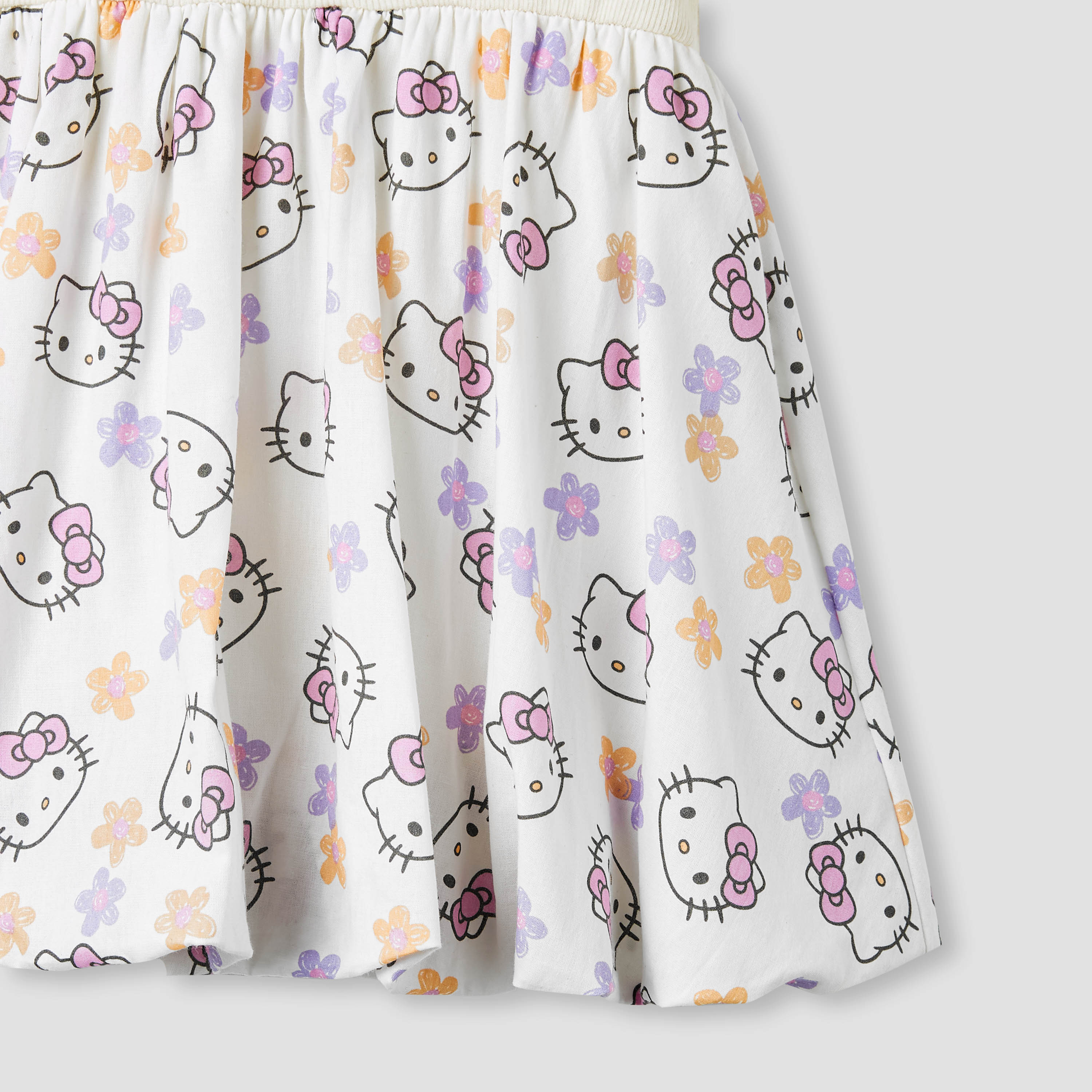 فستان بطبعات هالو كيتي مع شريطة رأس من سانريو-baby-girls-clothing-dressesandjumpsuits-image-4