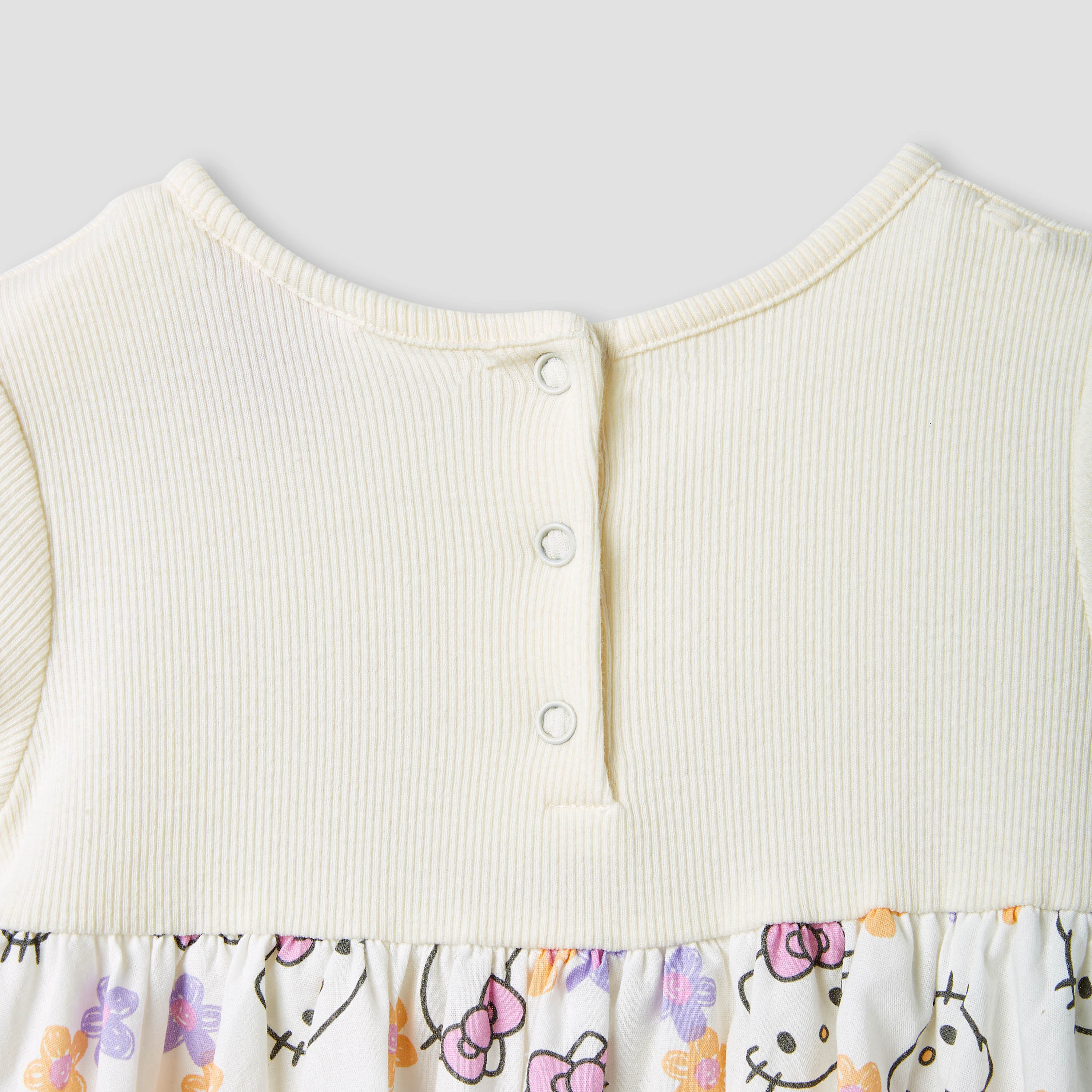 فستان بطبعات هالو كيتي مع شريطة رأس من سانريو-baby-girls-clothing-dressesandjumpsuits-image-5