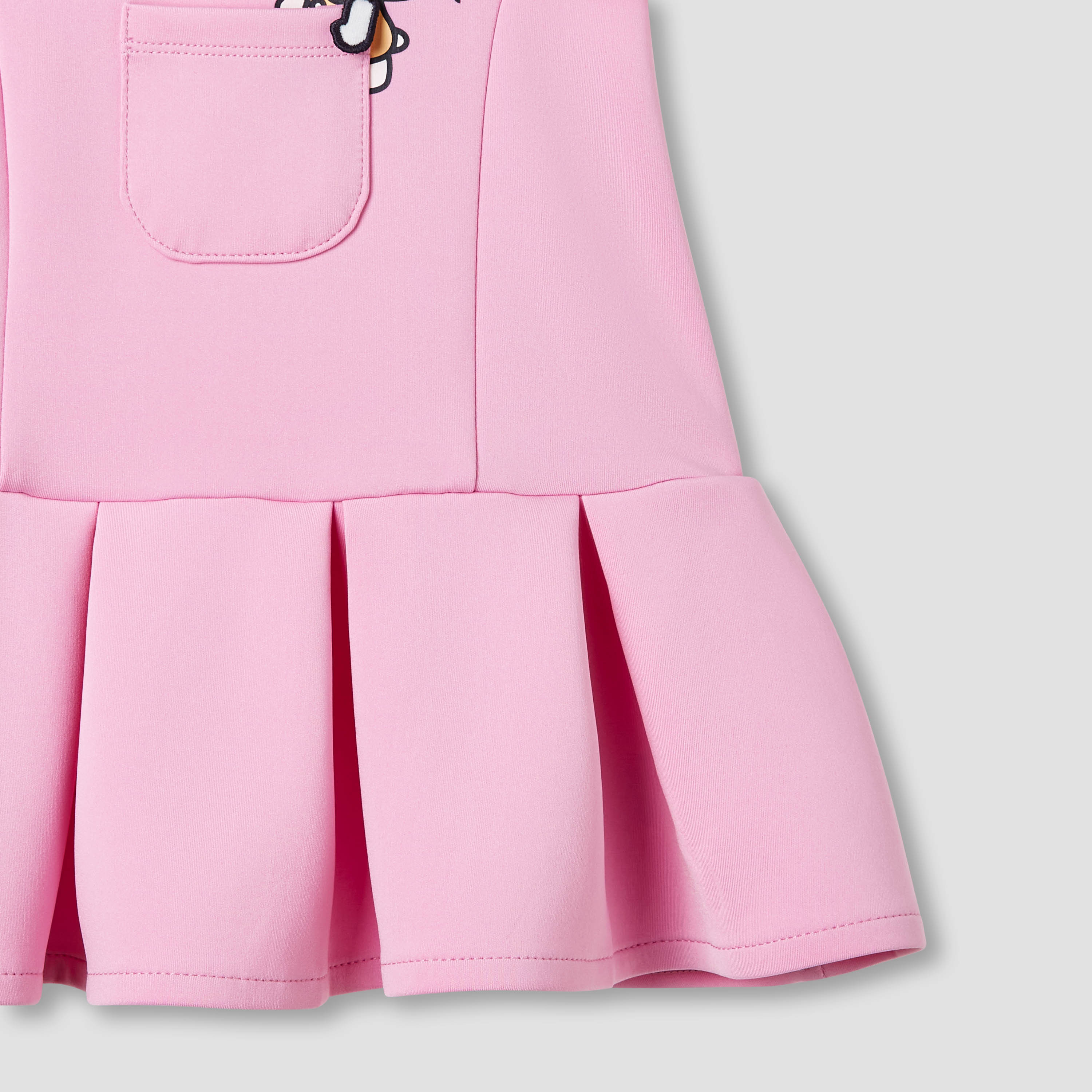 Sanrio Hello Kitty Print Drop Waist Sleeveless Dress-baby-girls-clothing-dressesandjumpsuits-image-4