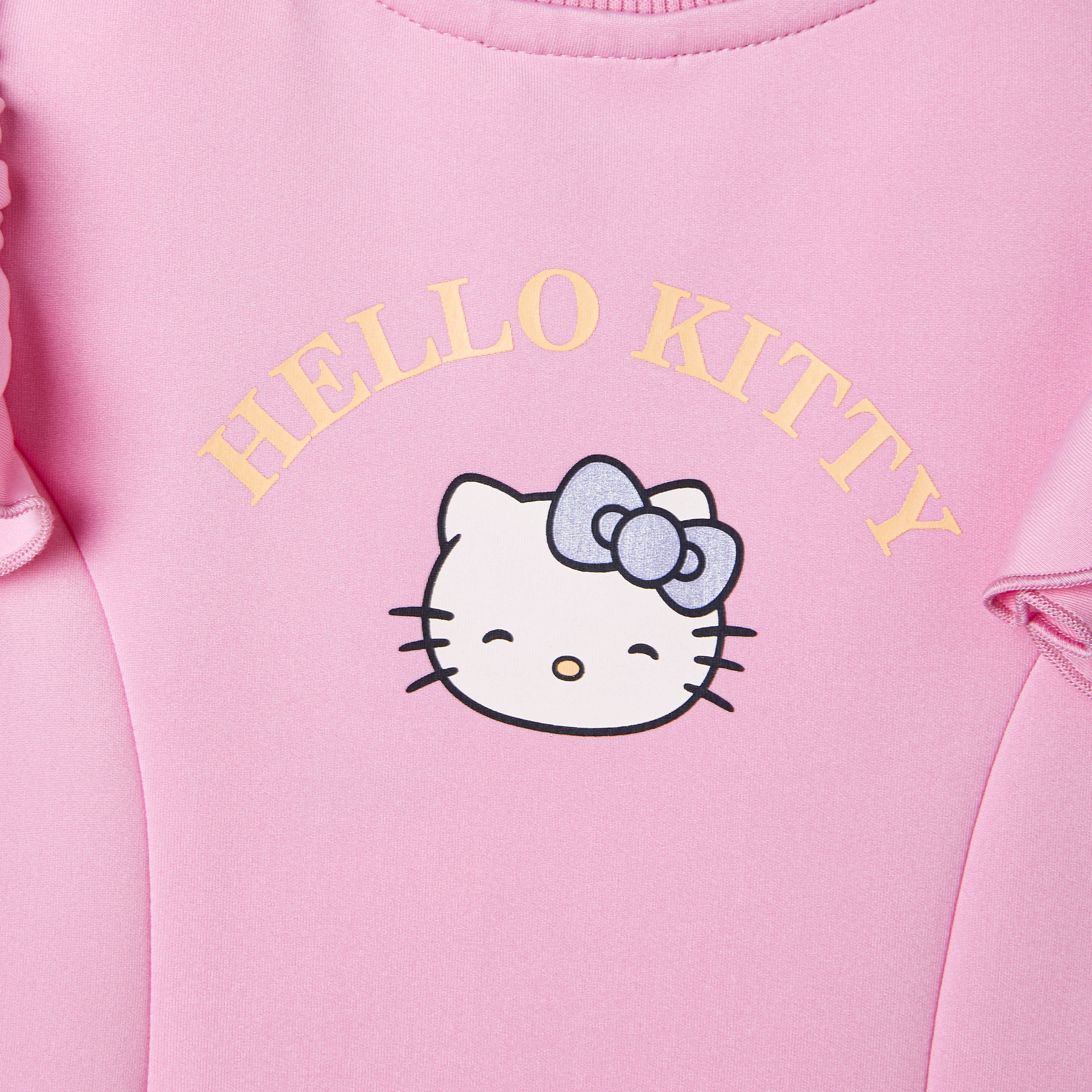 Sanrio Hello Kitty Print Drop Waist Sleeveless Dress-baby-girls-clothing-dressesandjumpsuits-image-5