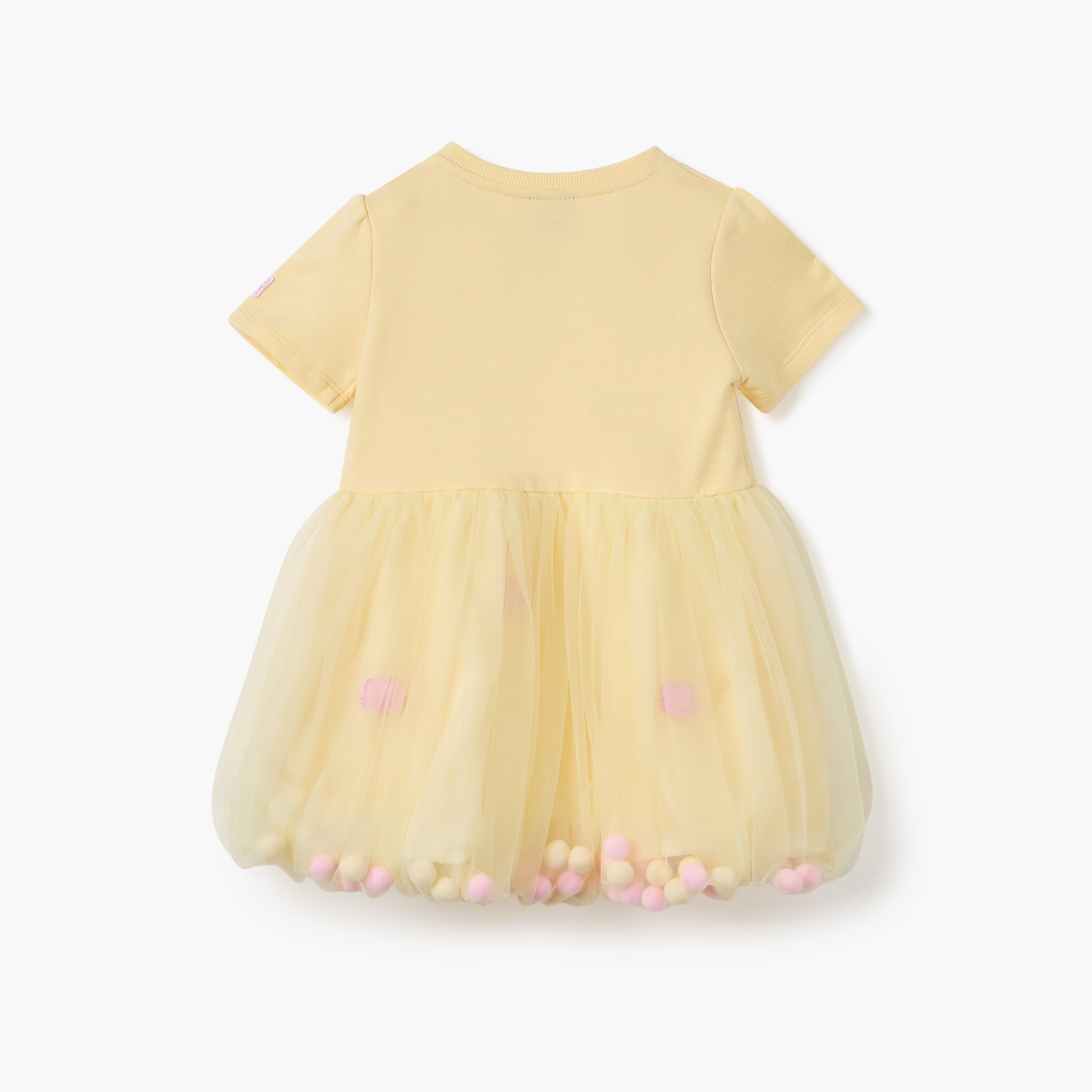 Sanrio Hello Kitty Applique Tulle Dress with Short Sleeves-baby-girls-clothing-dressesandjumpsuits-image-2