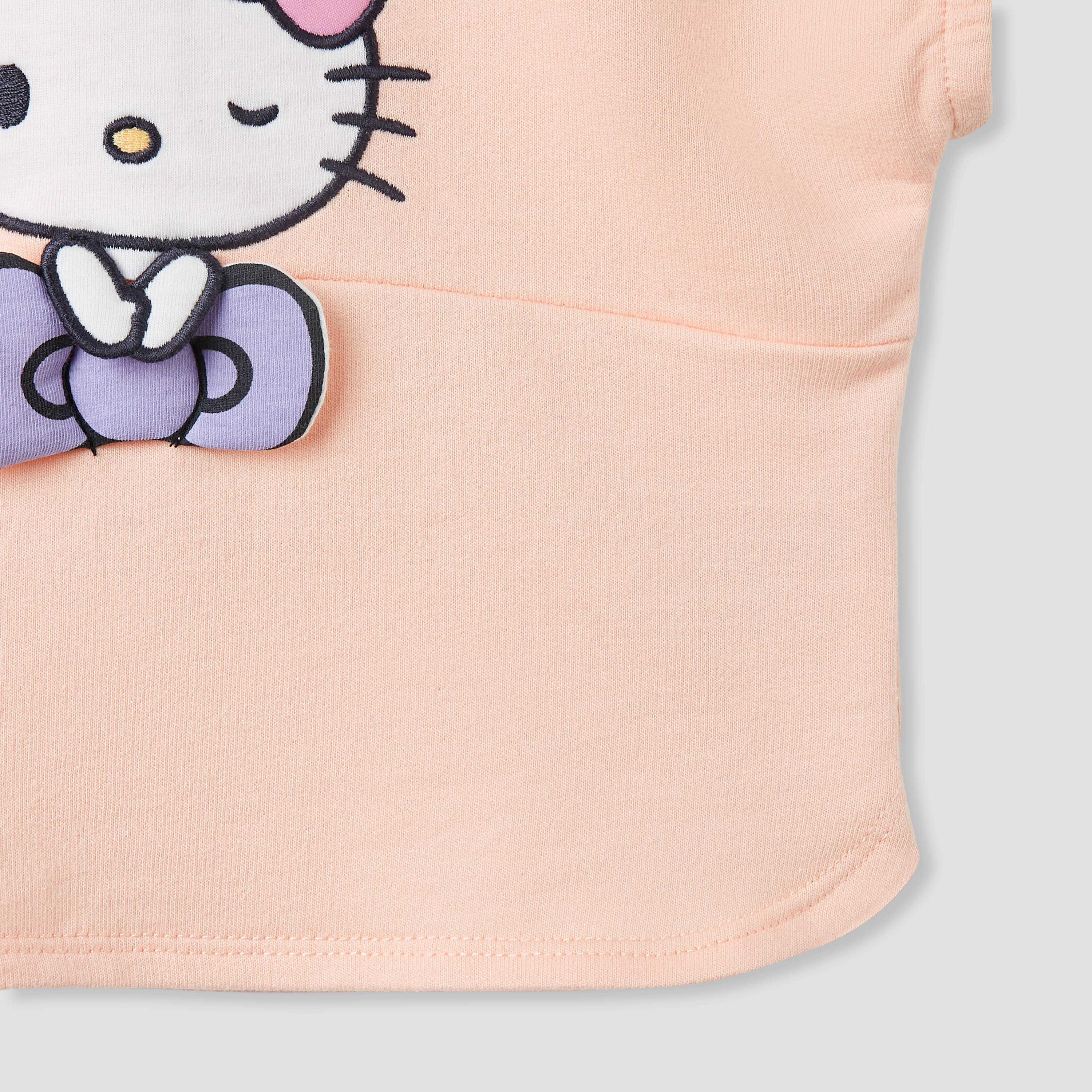 Sanrio Hello Kitty Print T-shirt and Shorts Set-baby-girls-clothing-setsandcoords-image-5