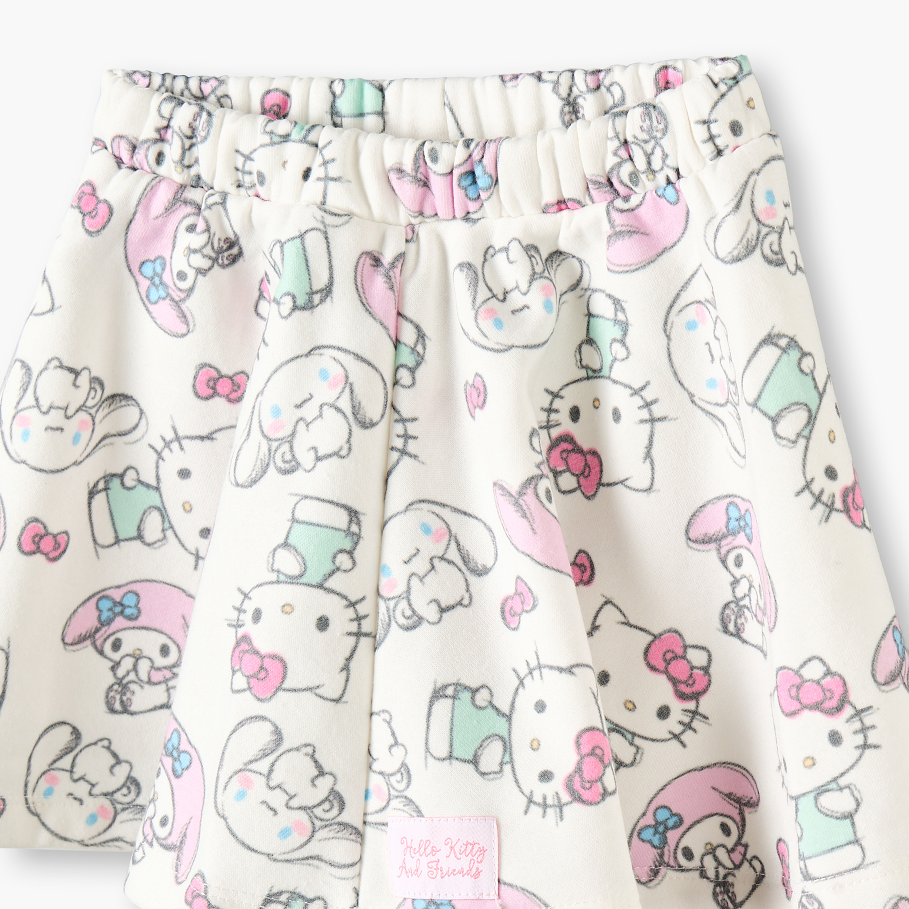 طقم جاكيت وتنورة بياقة مستديرة وأكمام طويلة بطبعات هالو كيتي من سانريو - عبوة من 4 قطع-baby-girls-clothing-setsandcoords-image-10