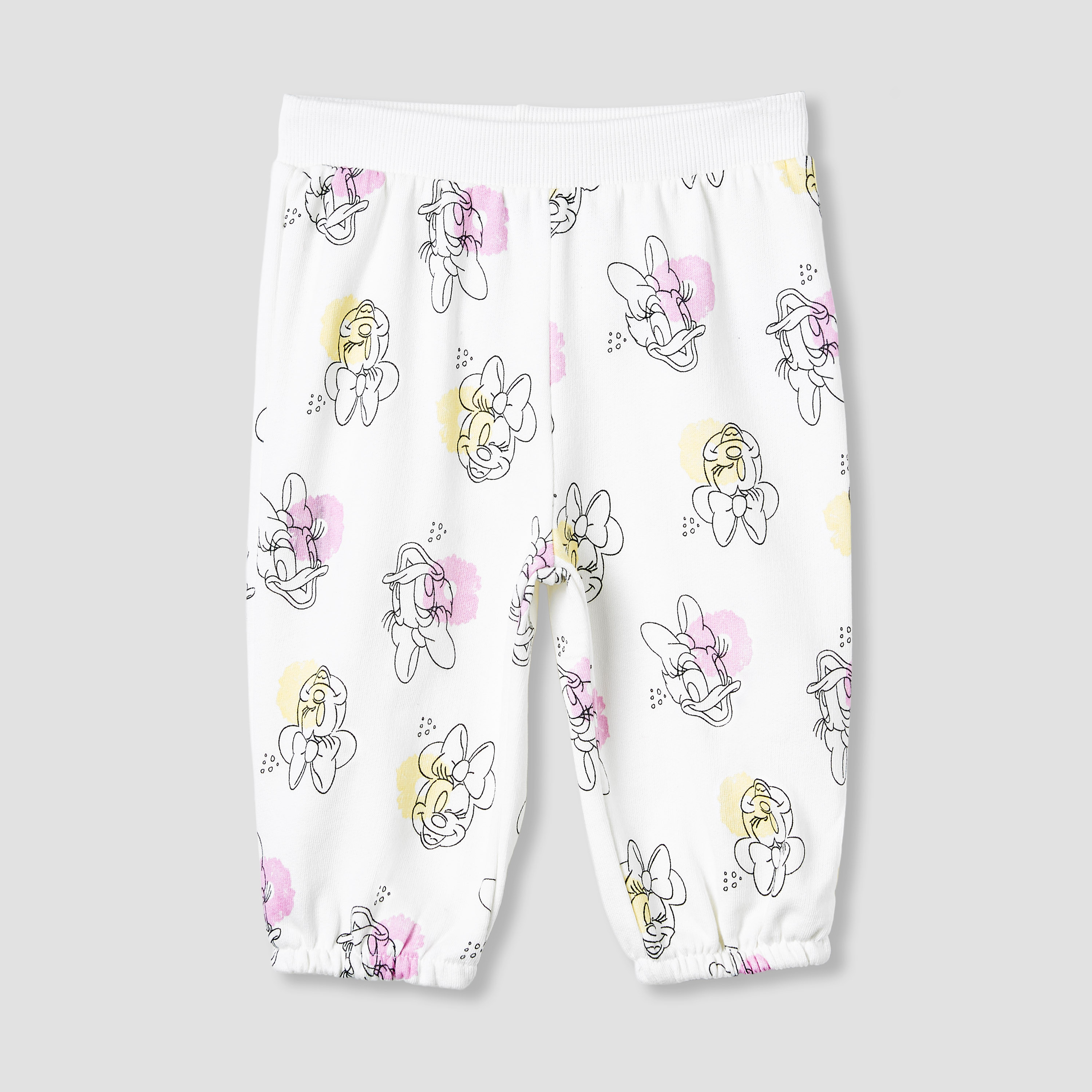 Disney Minnie Mouse Print Joggers - Set of 2-baby-girls-clothing-bottoms-joggersandtrackpants-image-2
