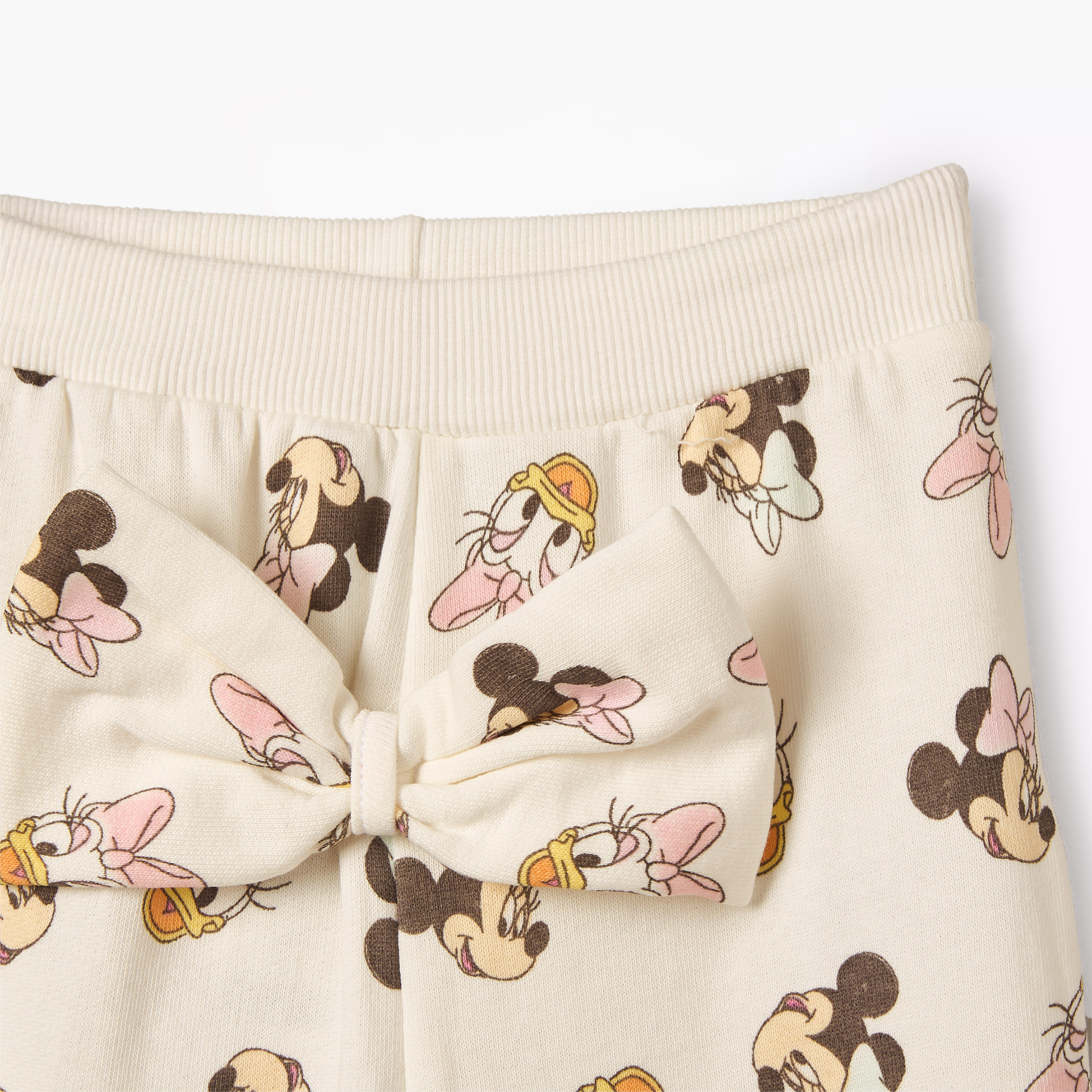 Disney Minnie Mouse and Daisy Duck Print Joggers with Elasticated Waistband-baby-girls-clothing-bottoms-joggersandtrackpants-image-3