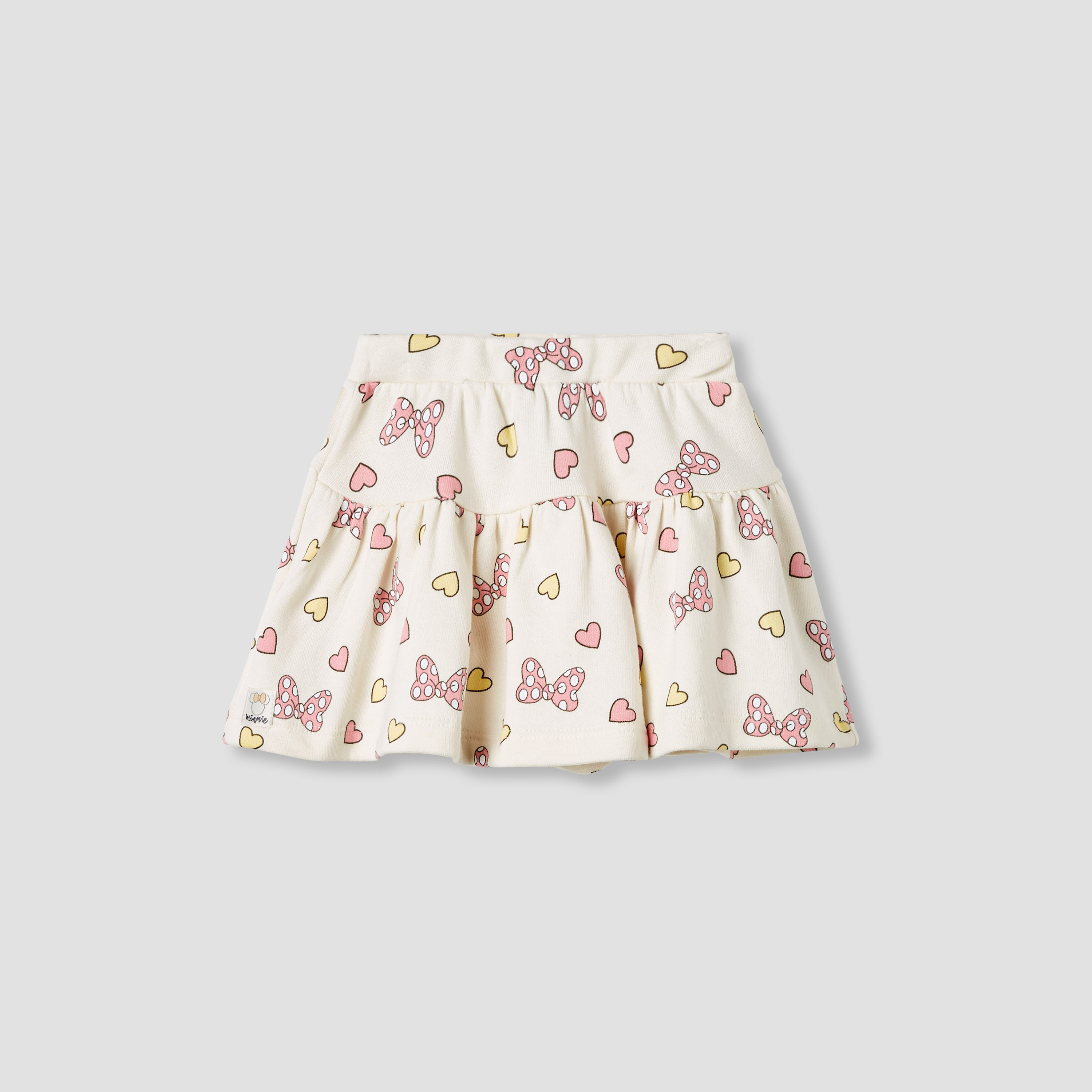 طقم تنورة وتيشيرت بزينة ميني ماوس من ديزني-baby-girls-clothing-setsandcoords-image-3