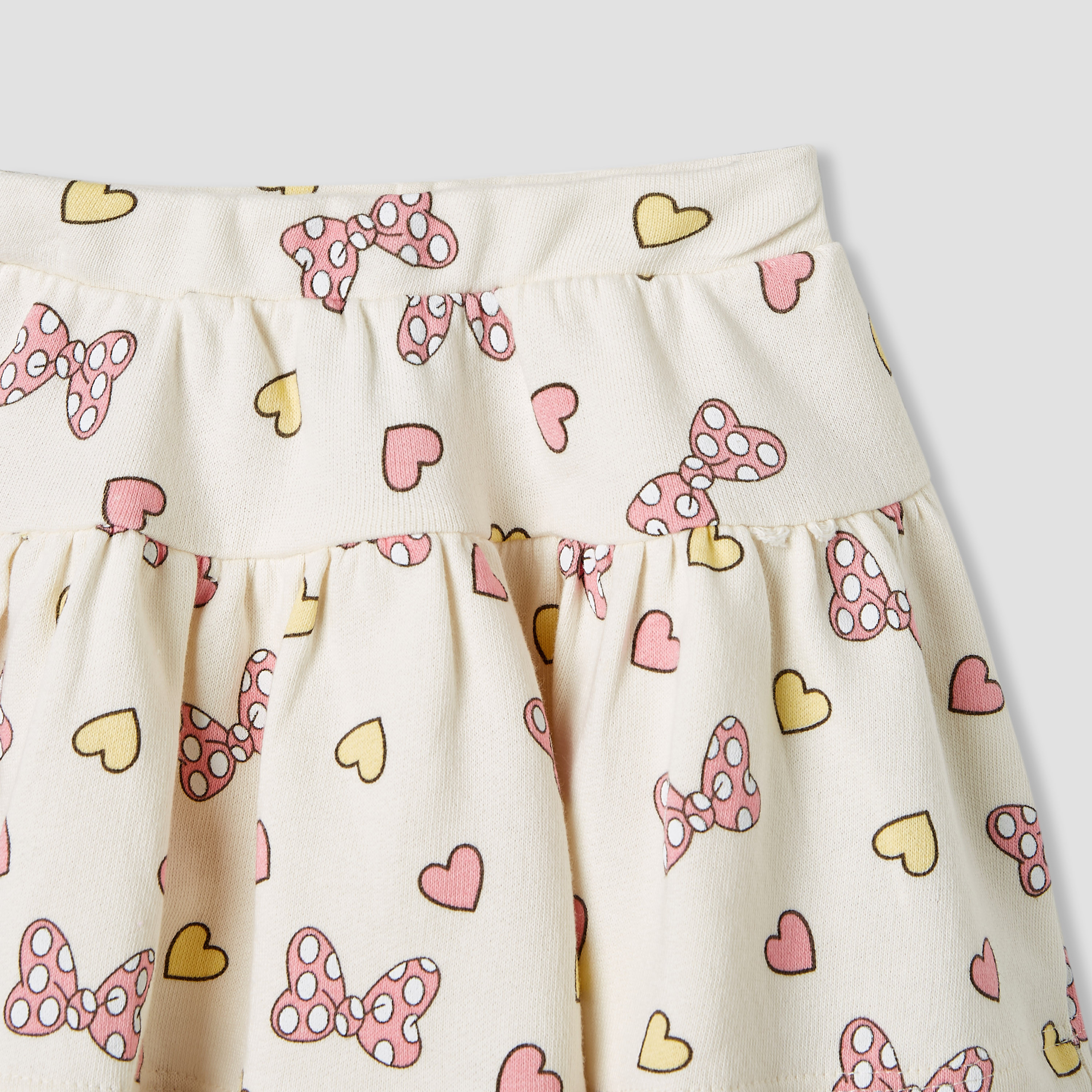 طقم تنورة وتيشيرت بزينة ميني ماوس من ديزني-baby-girls-clothing-setsandcoords-image-6