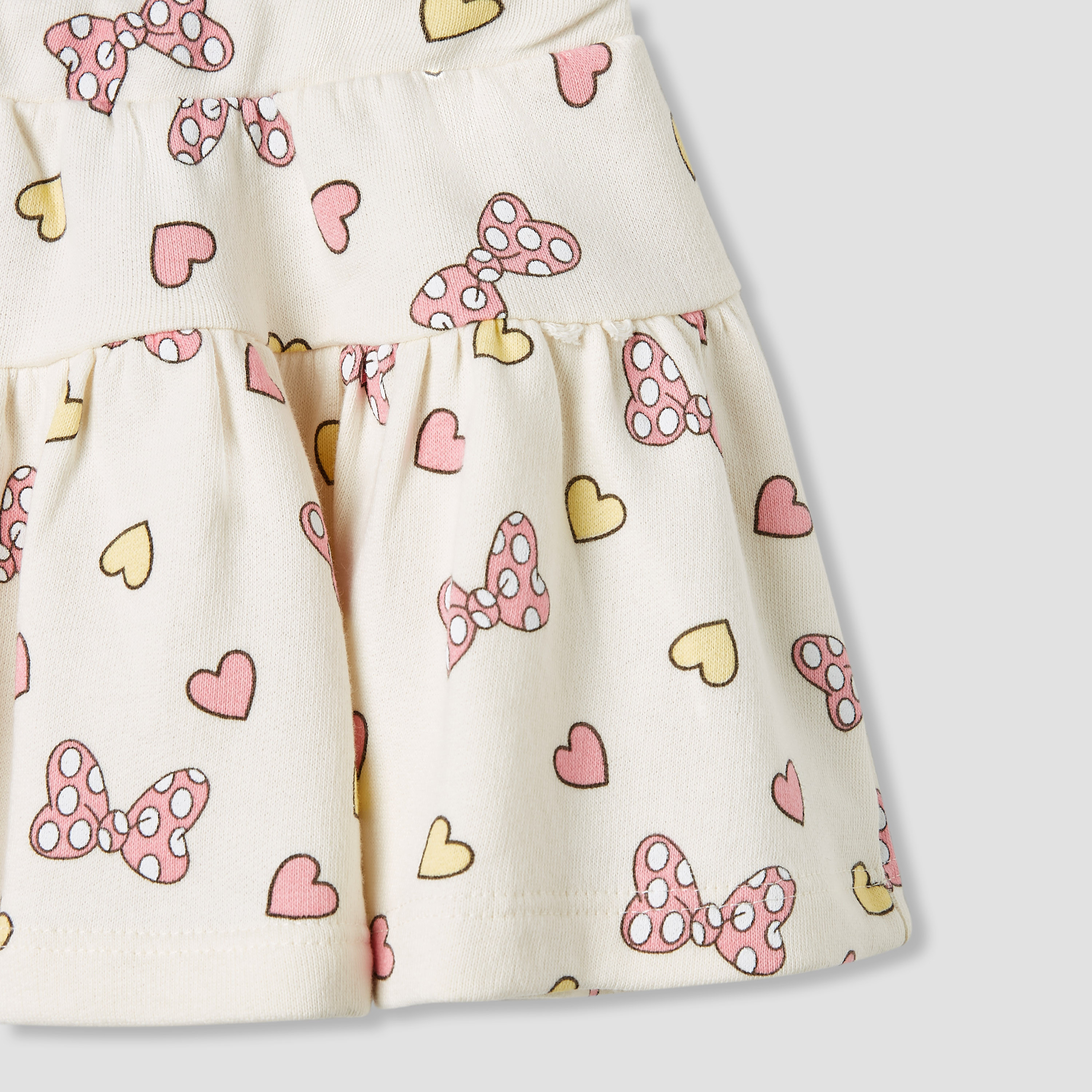 طقم تنورة وتيشيرت بزينة ميني ماوس من ديزني-baby-girls-clothing-setsandcoords-image-7