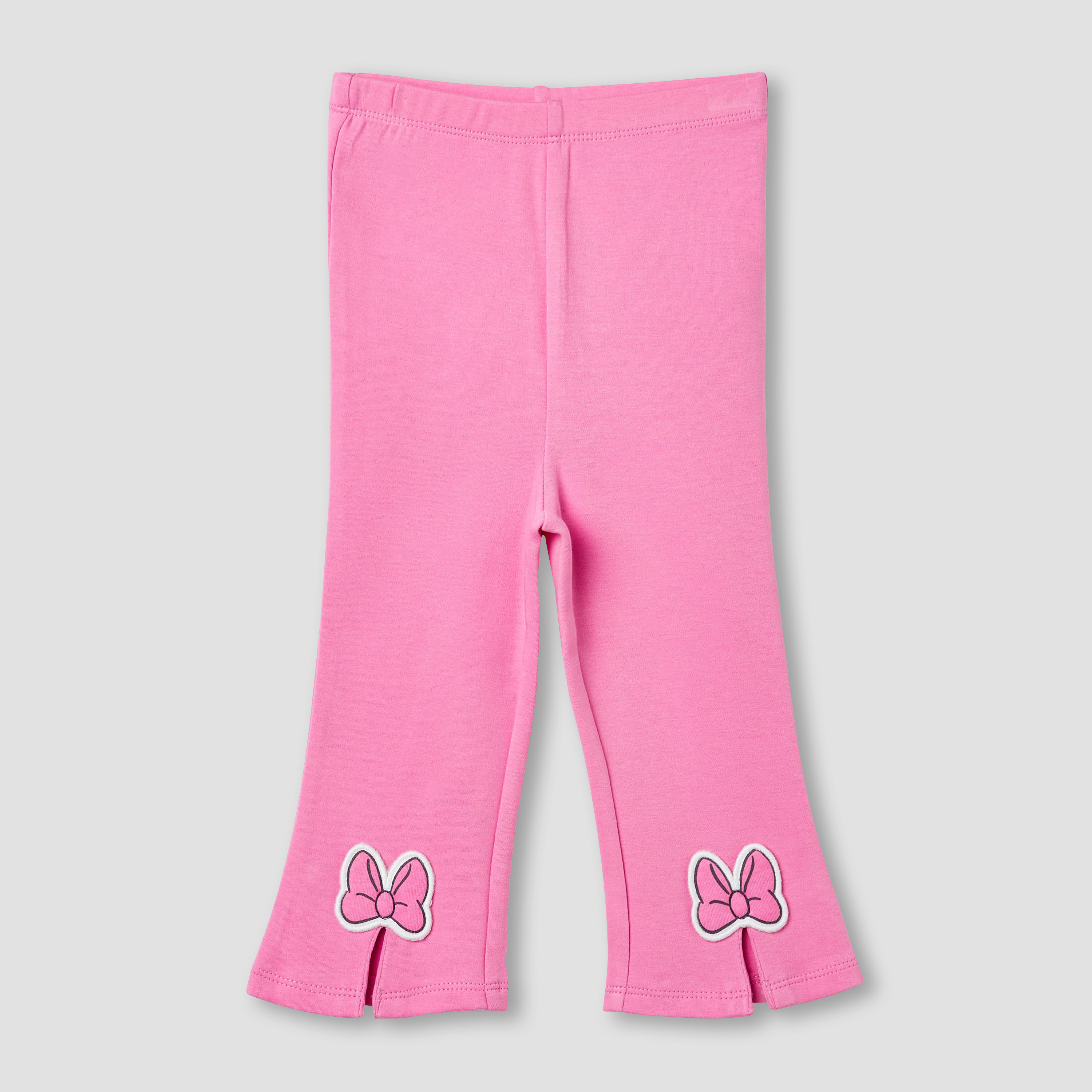 طقم بنطلون بحافة واسعة وبلوزة بزخارف ميني ماوس من ديزني-baby-girls-clothing-setsandcoords-image-3