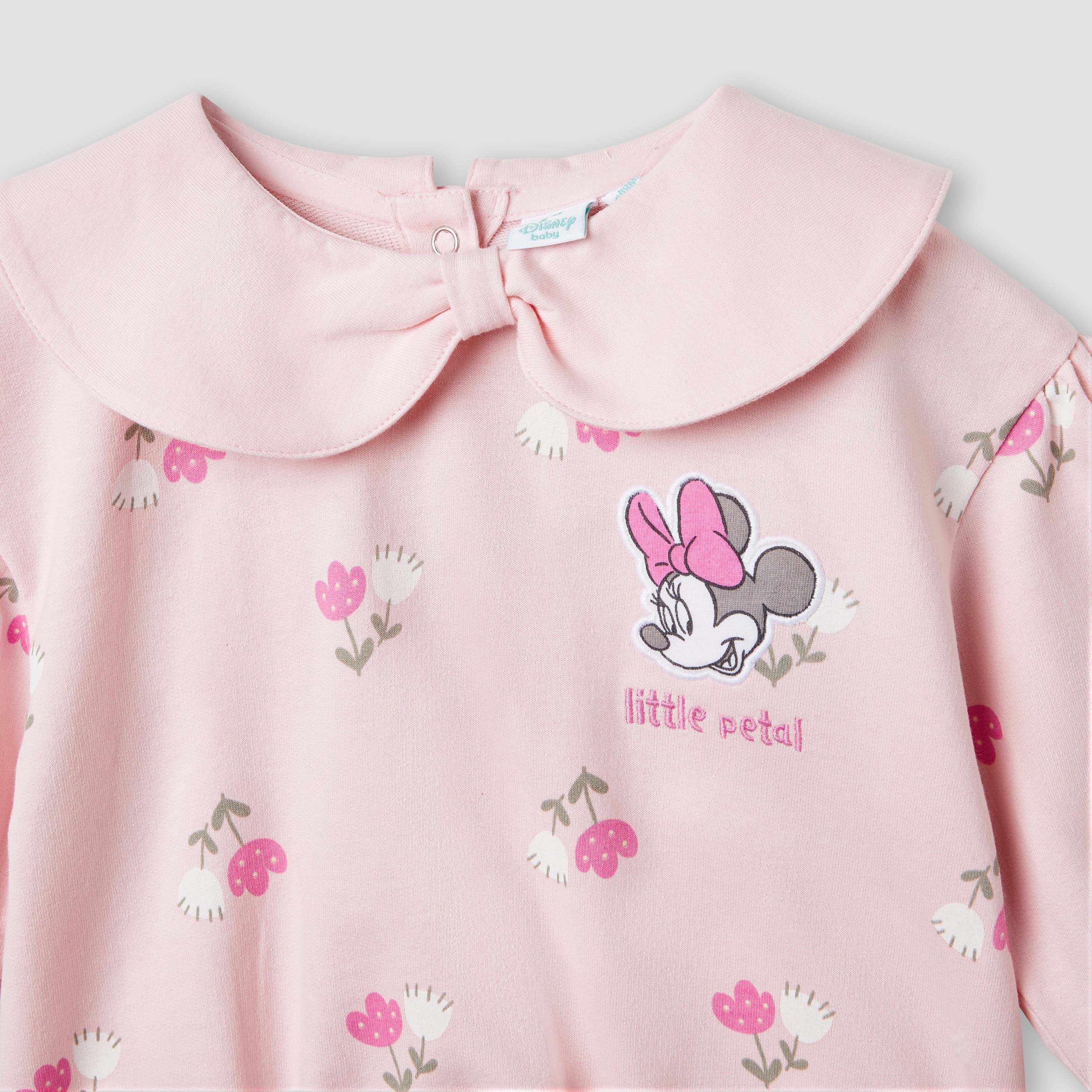 Disney Minnie Mouse Applique Top and Flared Pant Set-baby-girls-clothing-setsandcoords-image-4