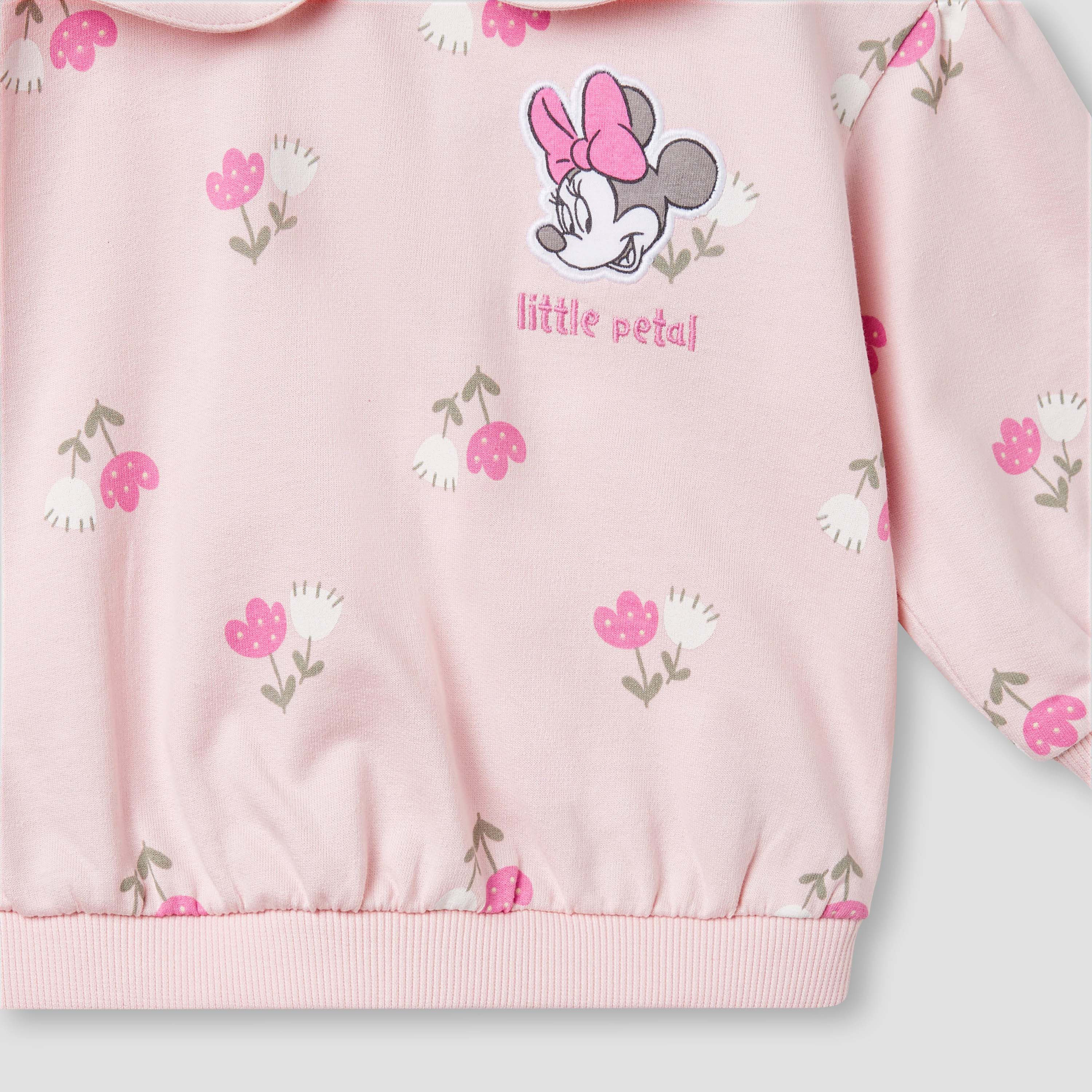 Disney Minnie Mouse Applique Top and Flared Pant Set-baby-girls-clothing-setsandcoords-image-5