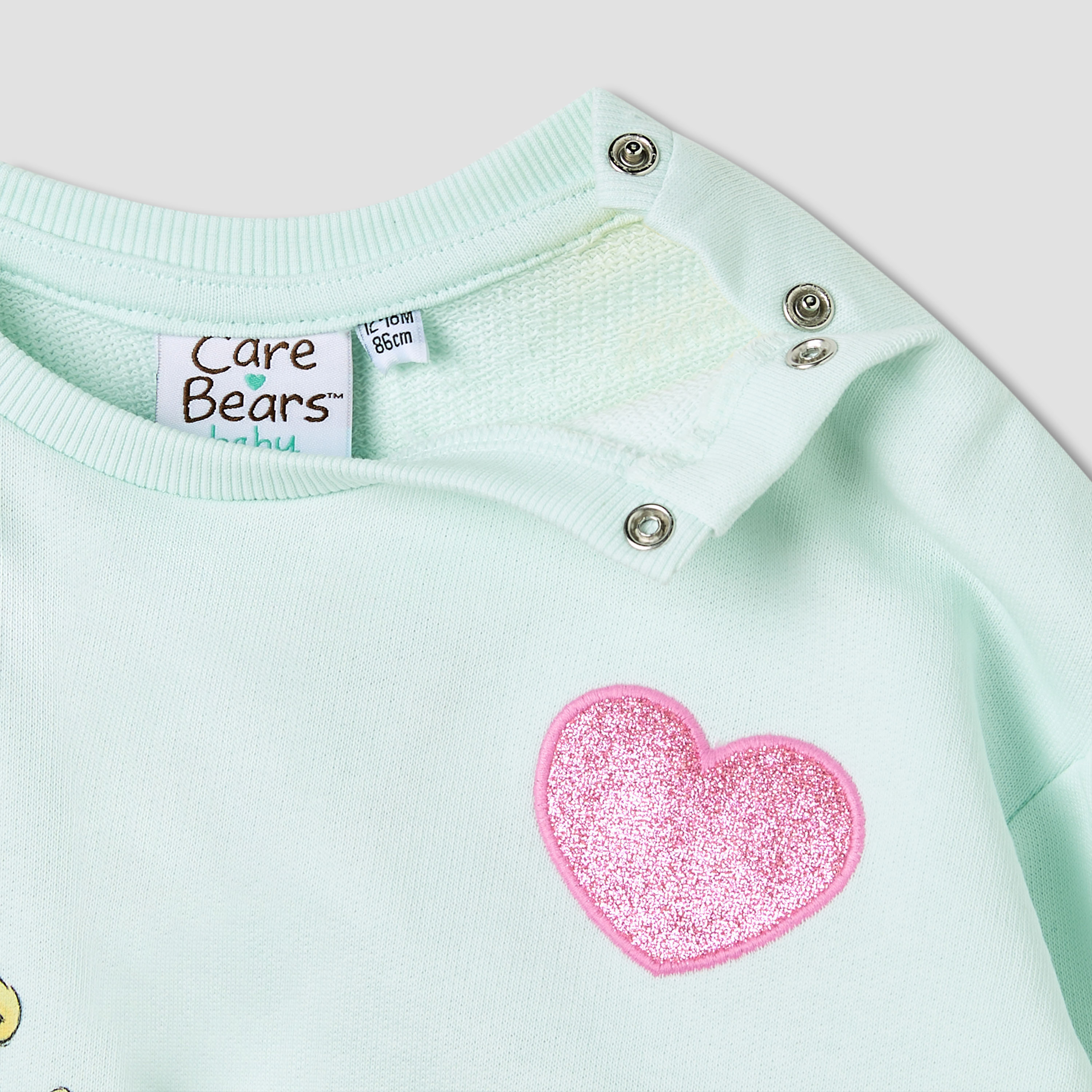 Cloud Co Care Bears Print Sweatshirt with Long Sleeves-baby-girls-clothing-sweatshirts-image-4