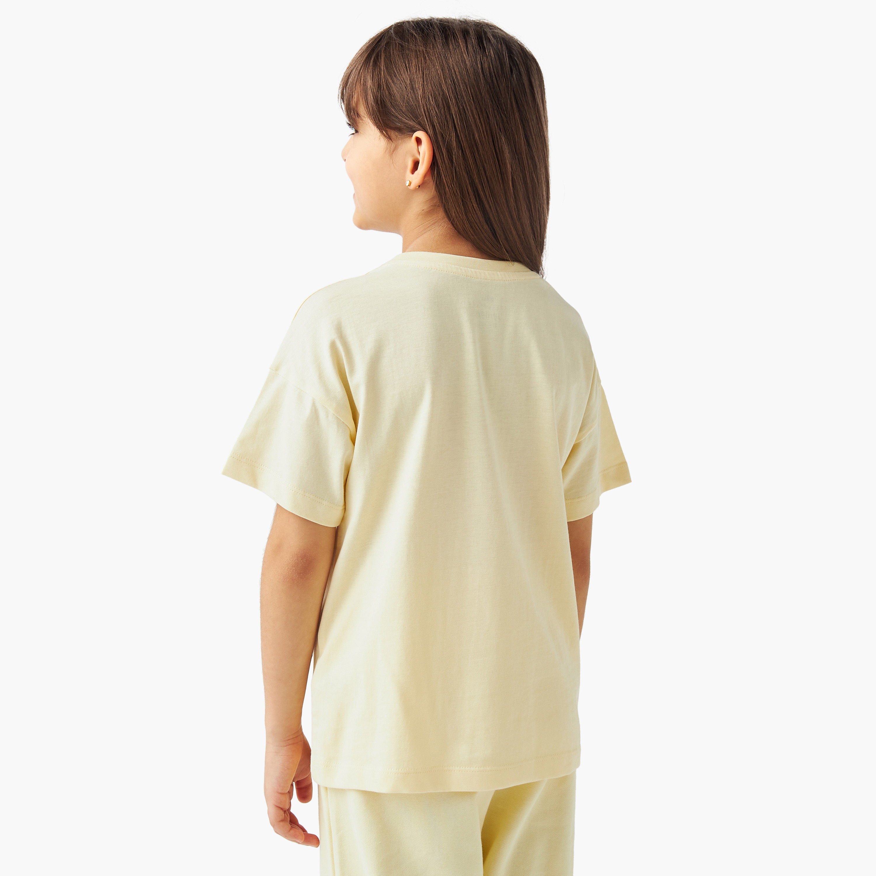 Juniors Bow Embellished T-shirt-girls-clothing-tshirts-image-3