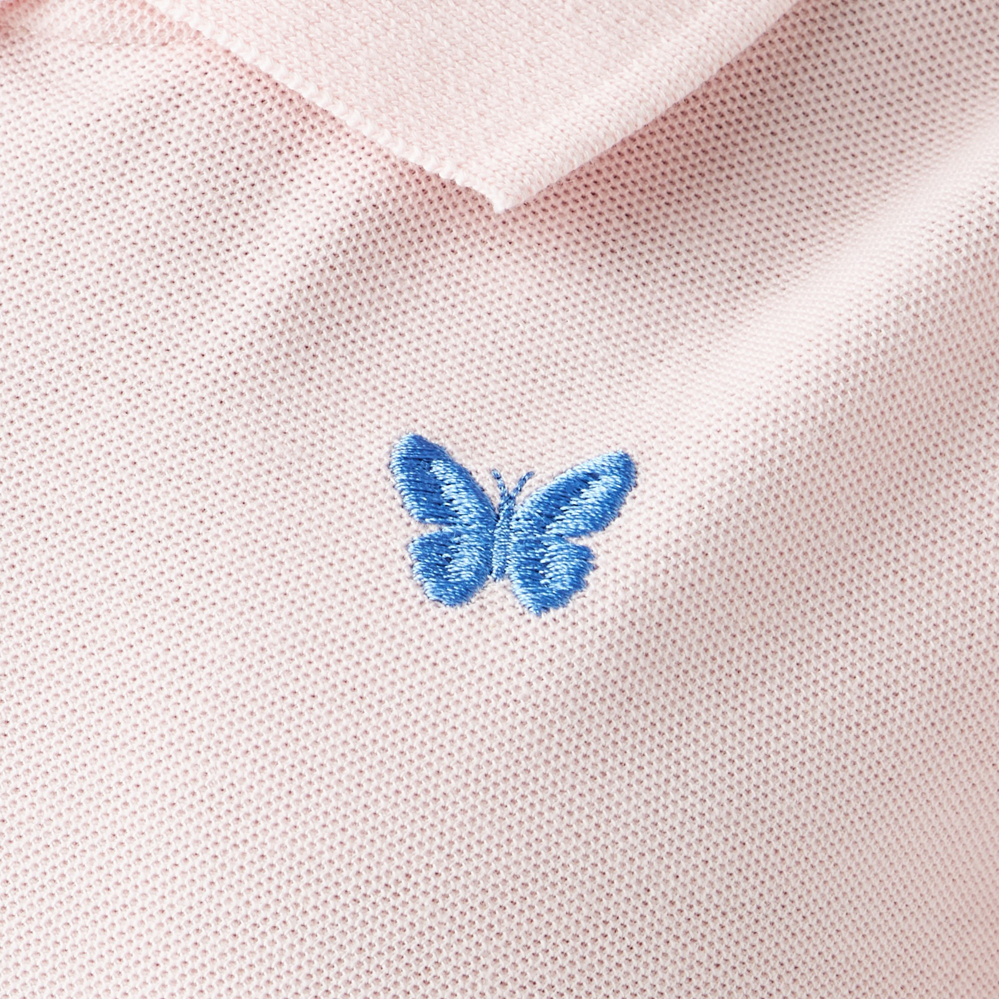 Juniors Embroidered Detail Polo T-shirt with Short Sleeves-girls-clothing-tshirts-image-5