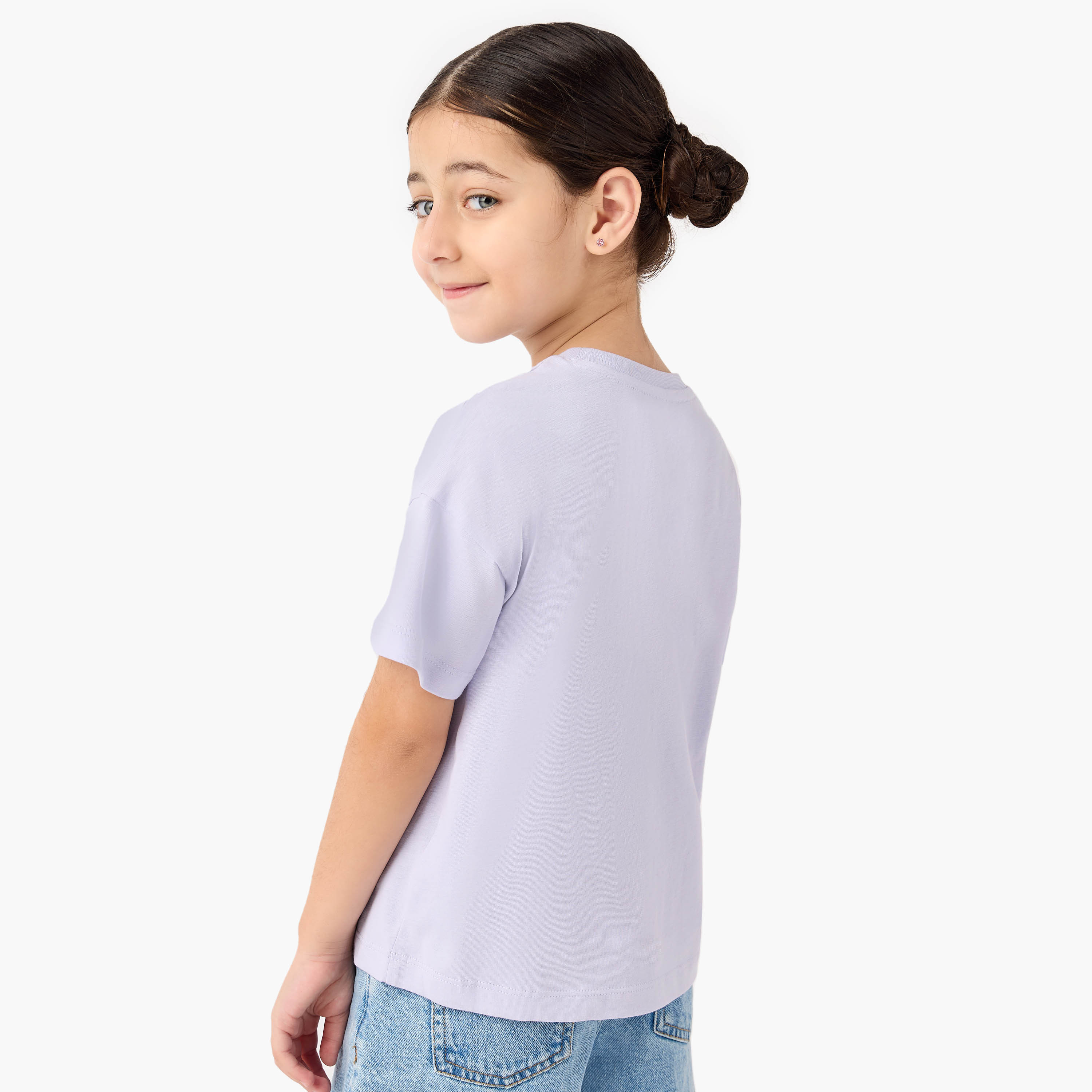 تيشيرت بأكمام قصيرة وطبعات من جونيورز-girls-clothing-tshirts-image-3