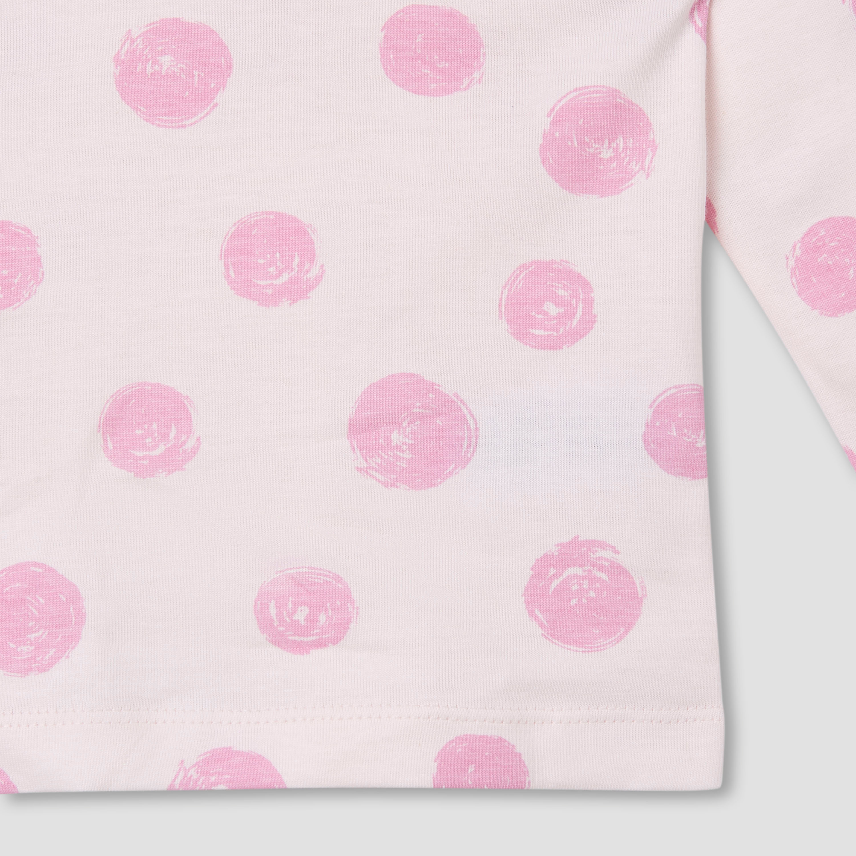 Juniors Printed T-shirt with Long Sleeves-baby-girls-clothing-tshirts-image-4