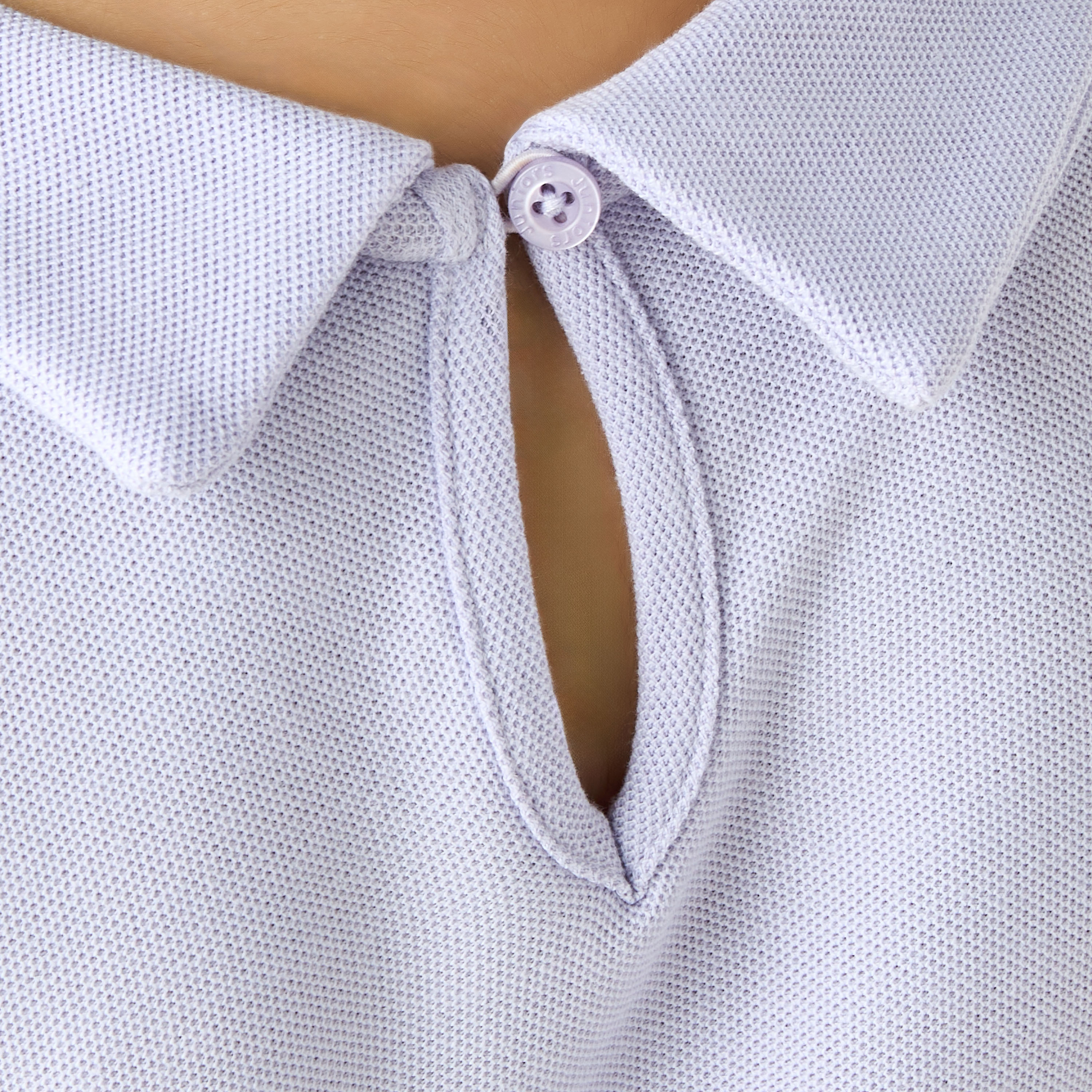 Juniors Solid Collared T-shirt with Long Sleeves-girls-clothing-tshirts-image-5