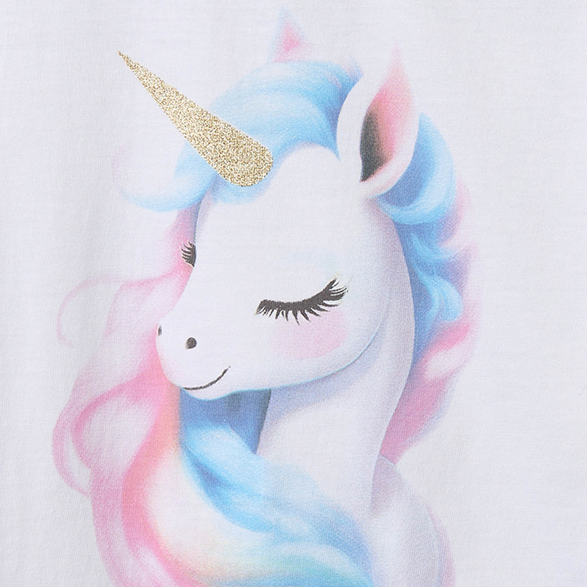 Juniors Girls Crew Neck T-shirt with Butterfly Print - Cotton - Long Sleeves-girls-clothing-tshirts-image-4
