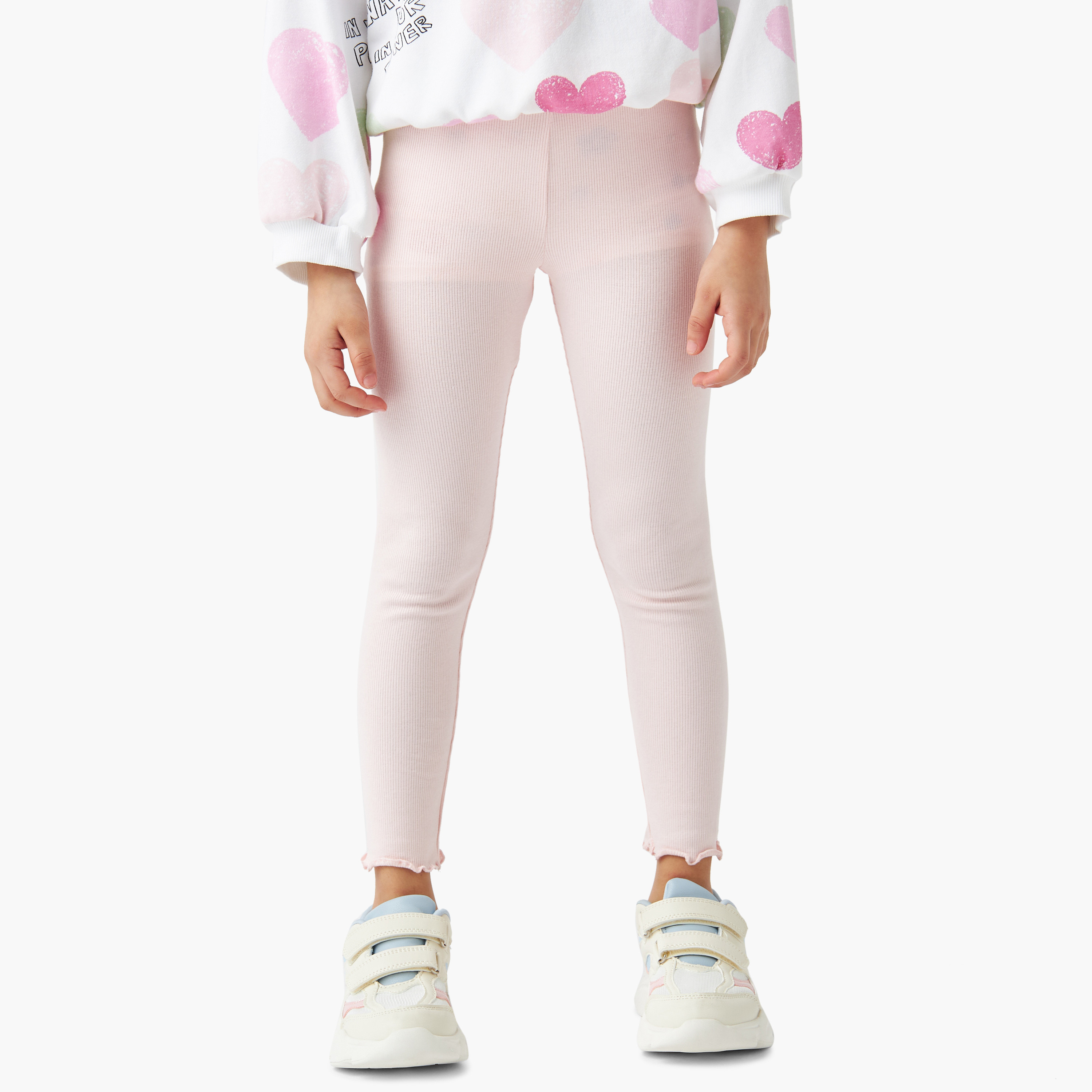 بنطلون ليقنز مضلع من جونيورز-baby-girls-clothing-bottoms-leggings-image-1