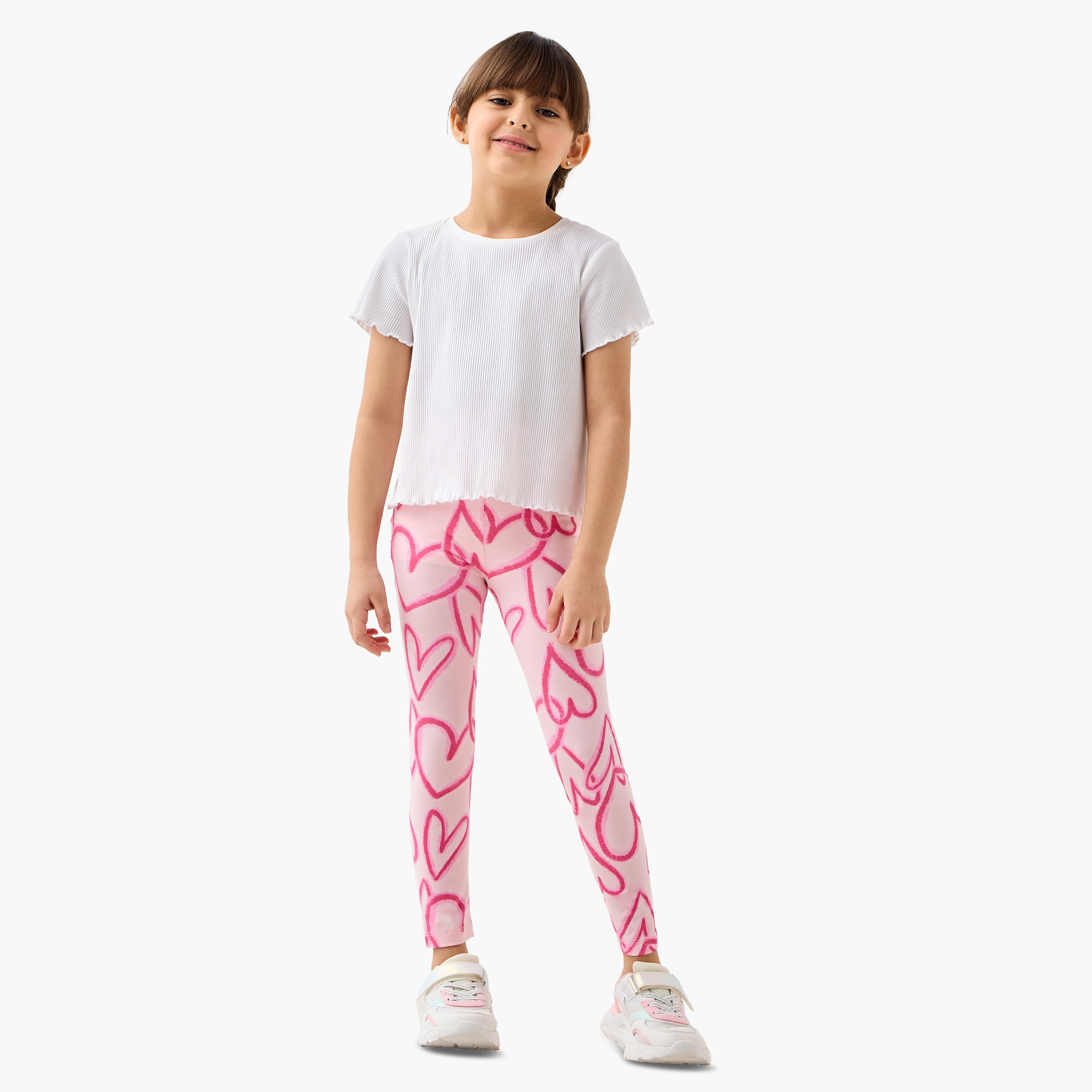 Juniors All-Over Heart Print Leggings-baby-girls-clothing-bottoms-leggings-image-2