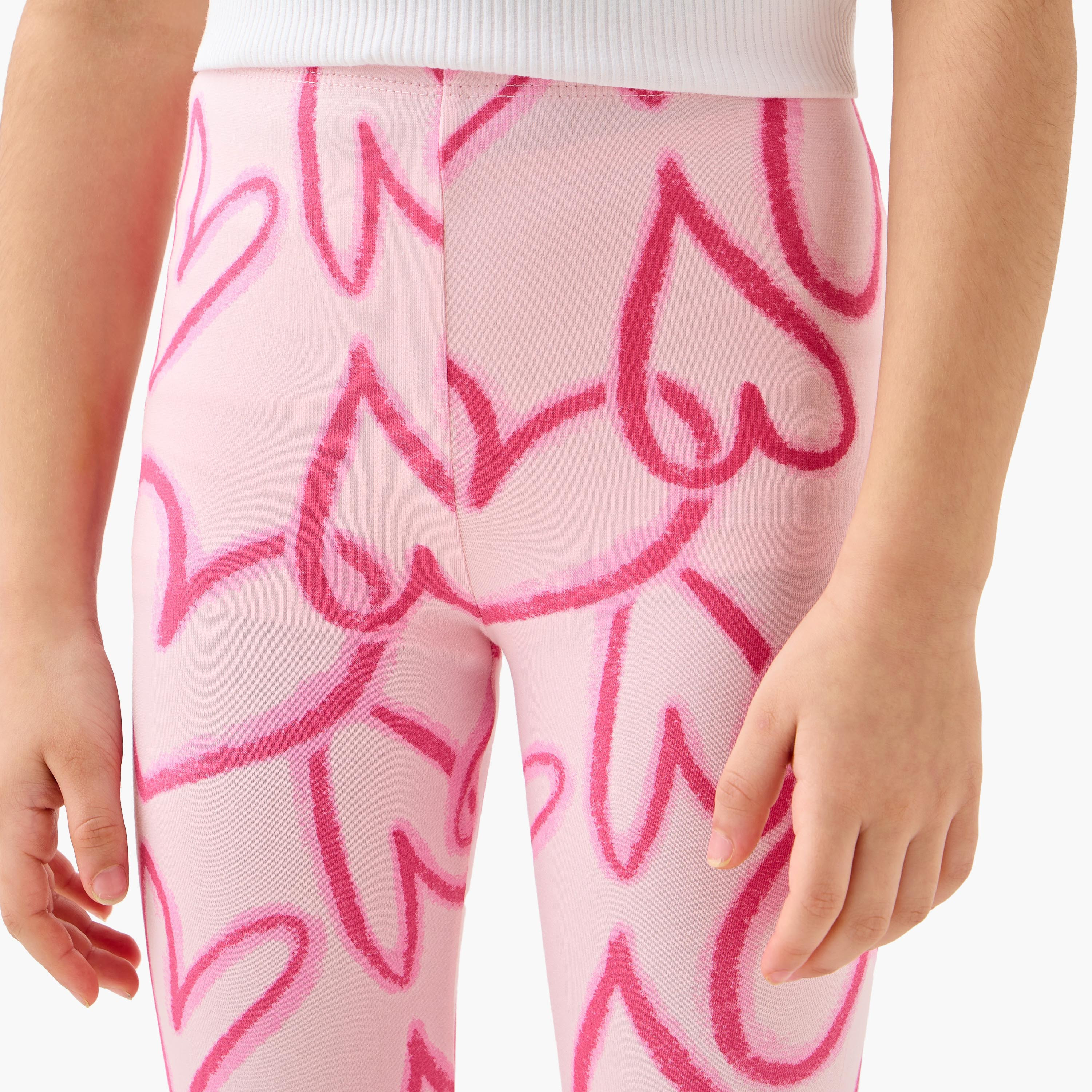 Juniors All-Over Heart Print Leggings-baby-girls-clothing-bottoms-leggings-image-4