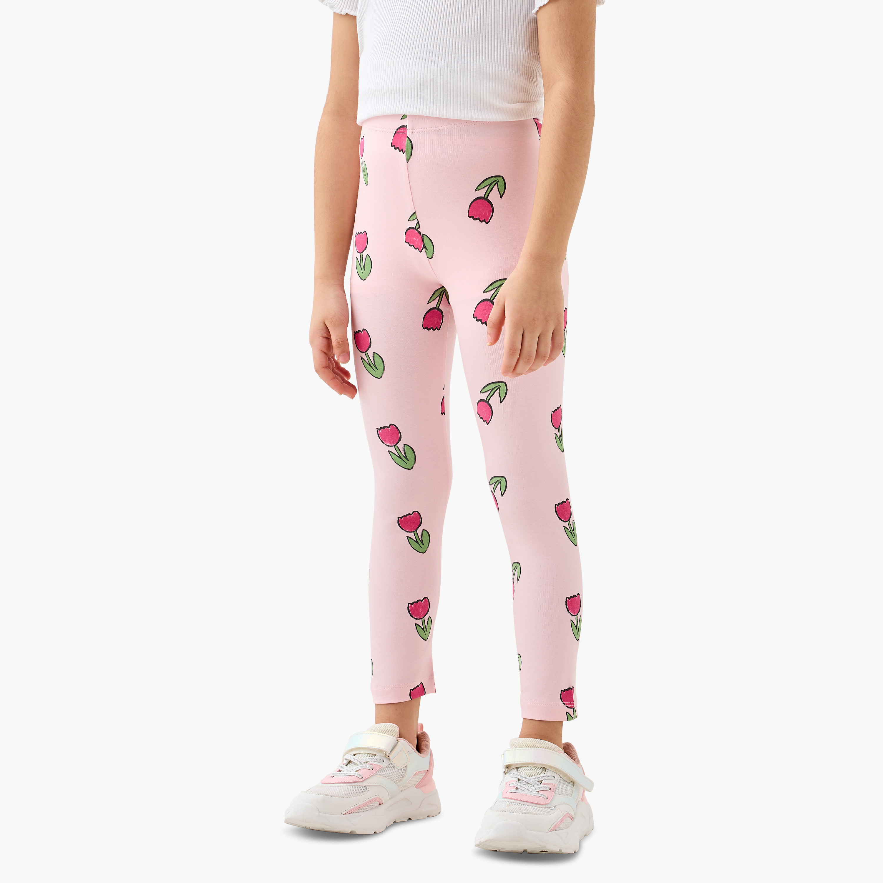 بنطلون ليقنز بطبعات تيوليب من جونيورز-girls-clothing-bottoms-leggings-image-5