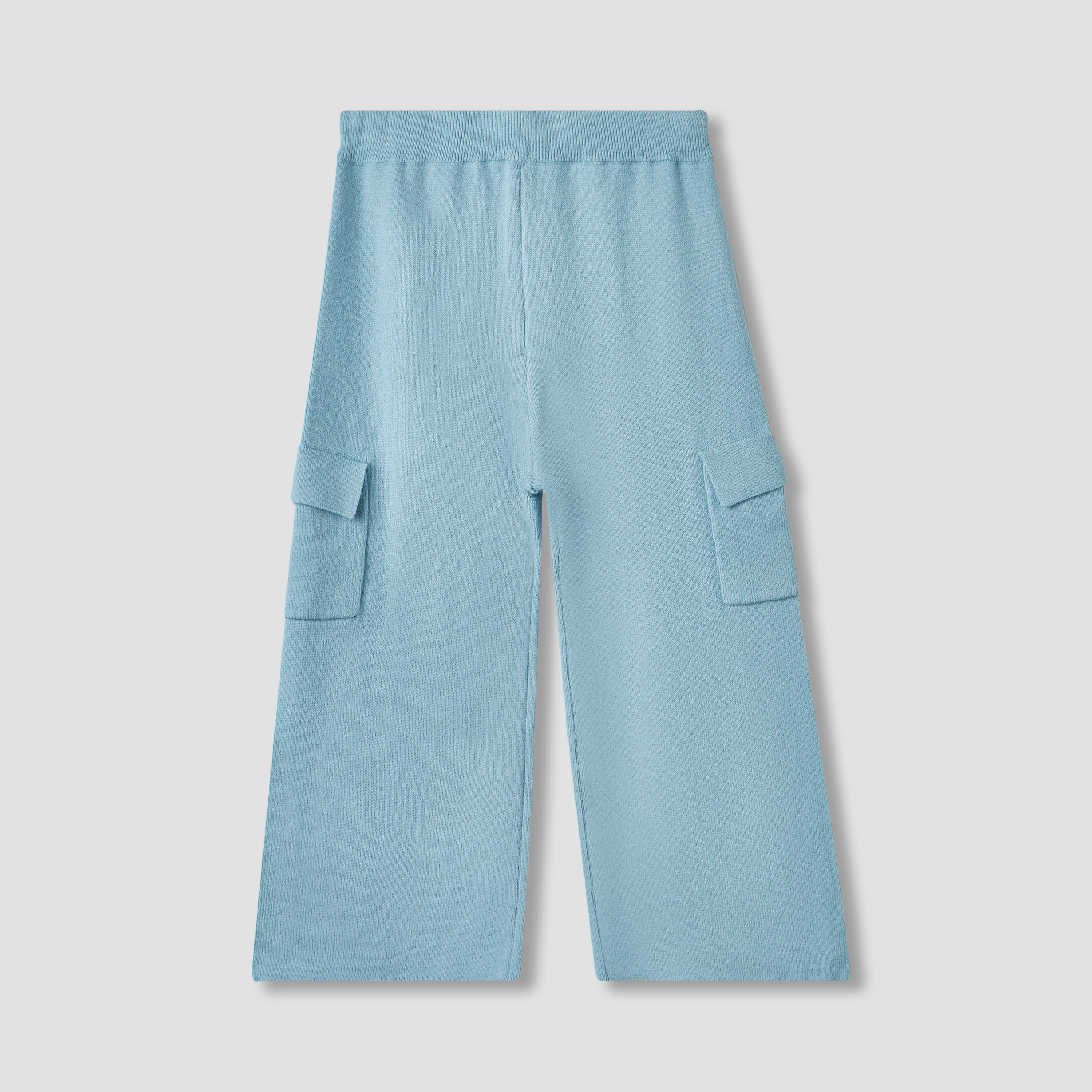 Juniors Solid Wide Leg Cargo Joggers-girls-clothing-bottoms-joggersandtrackpants-image-1