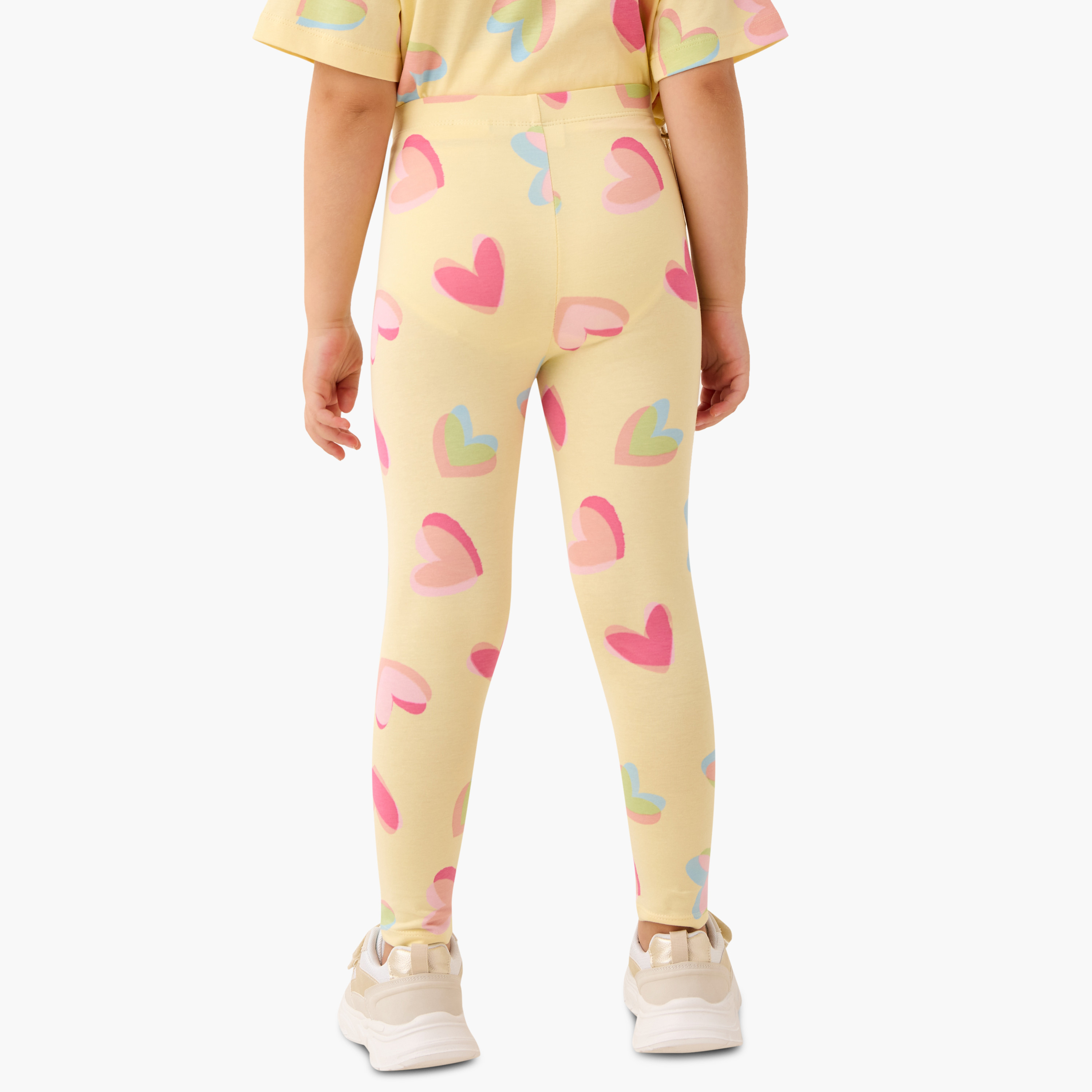 Juniors Assorted Leggings with Elasticated Waistband - Set of 2-baby-girls-clothing-bottoms-leggings-image-4