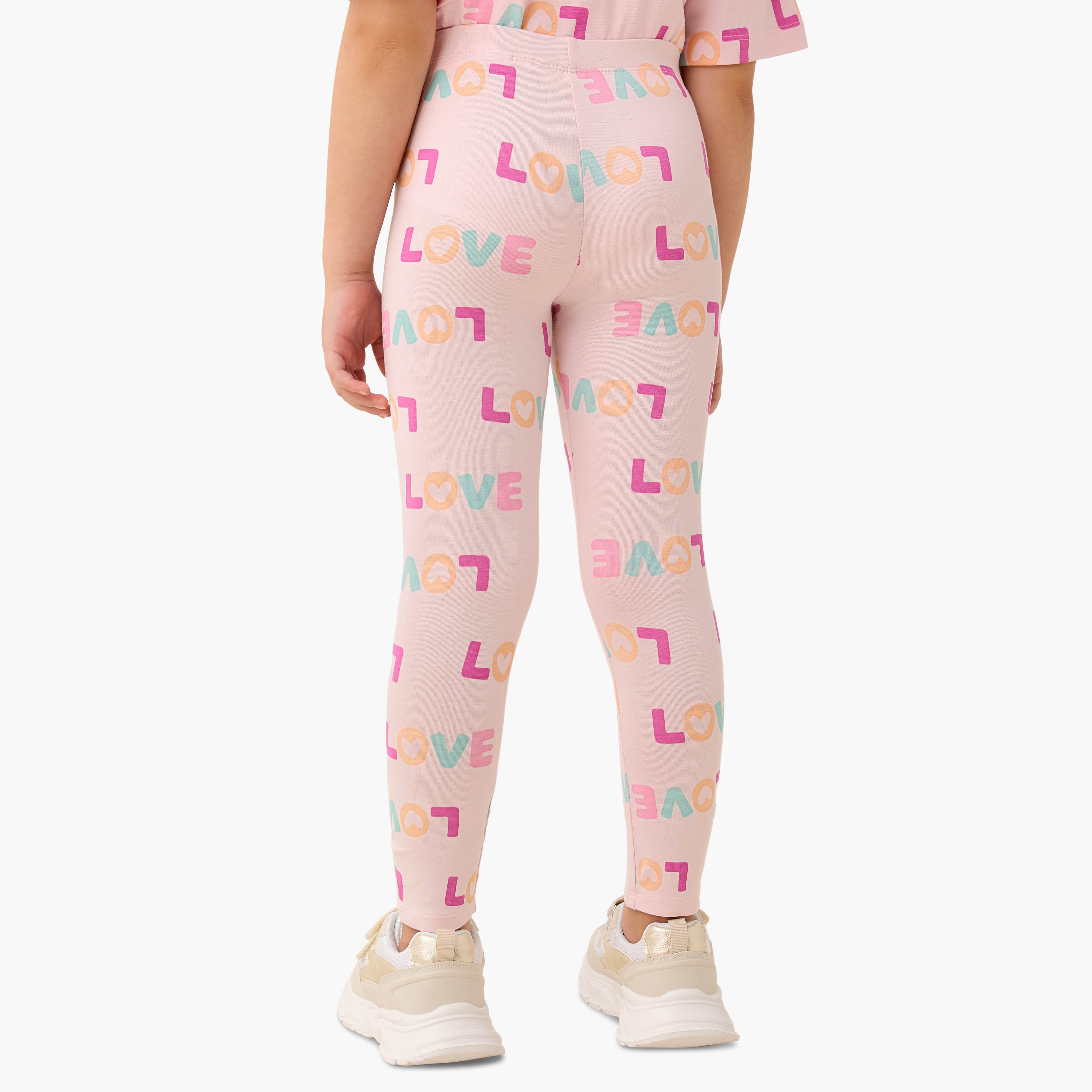 بنطلون ليجنز بخصر مطاطي وطبعات من جونيورز-girls-clothing-bottoms-leggings-image-3