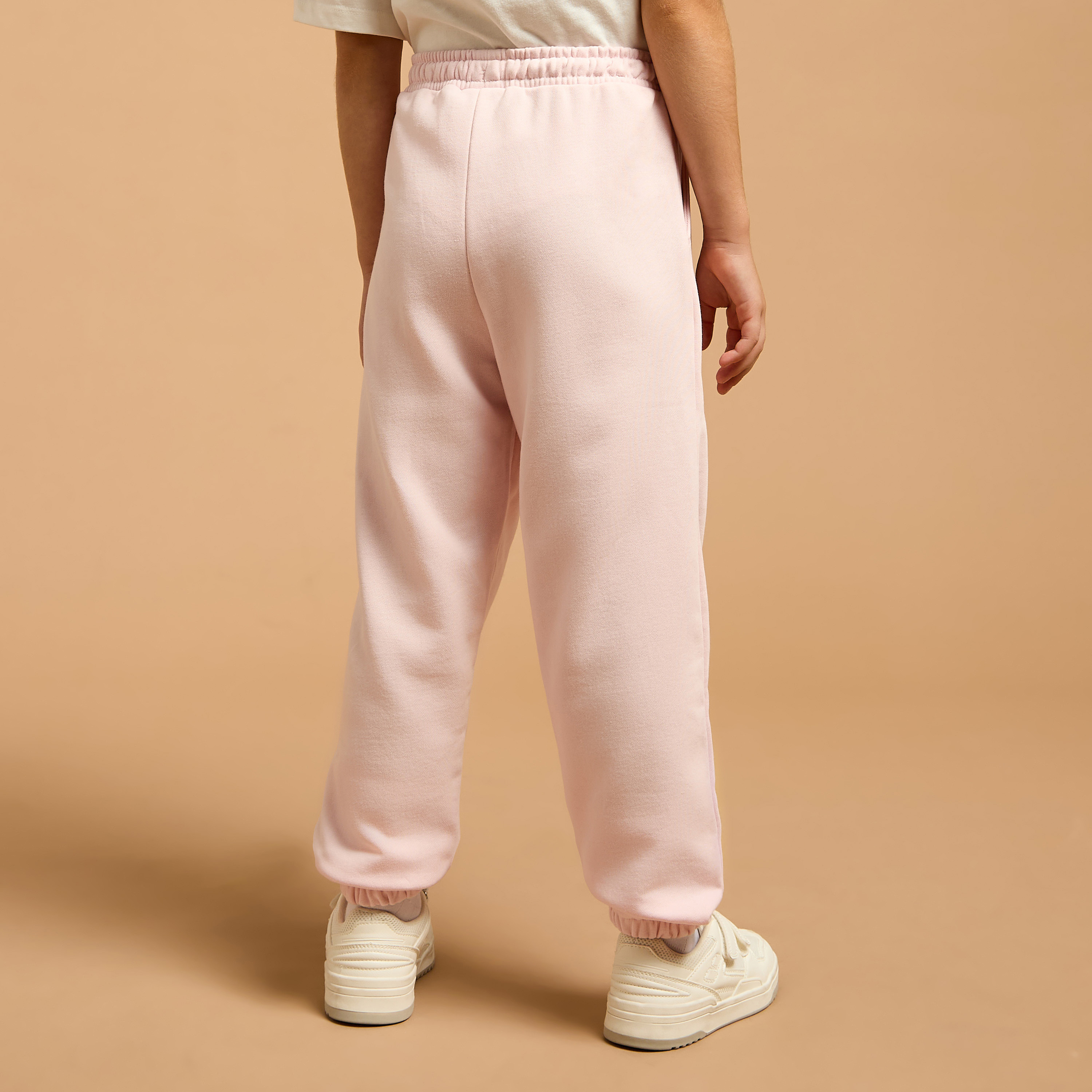 Juniors Solid Joggers with Drawstring Closure and Pockets-girls-clothing-bottoms-joggersandtrackpants-image-3