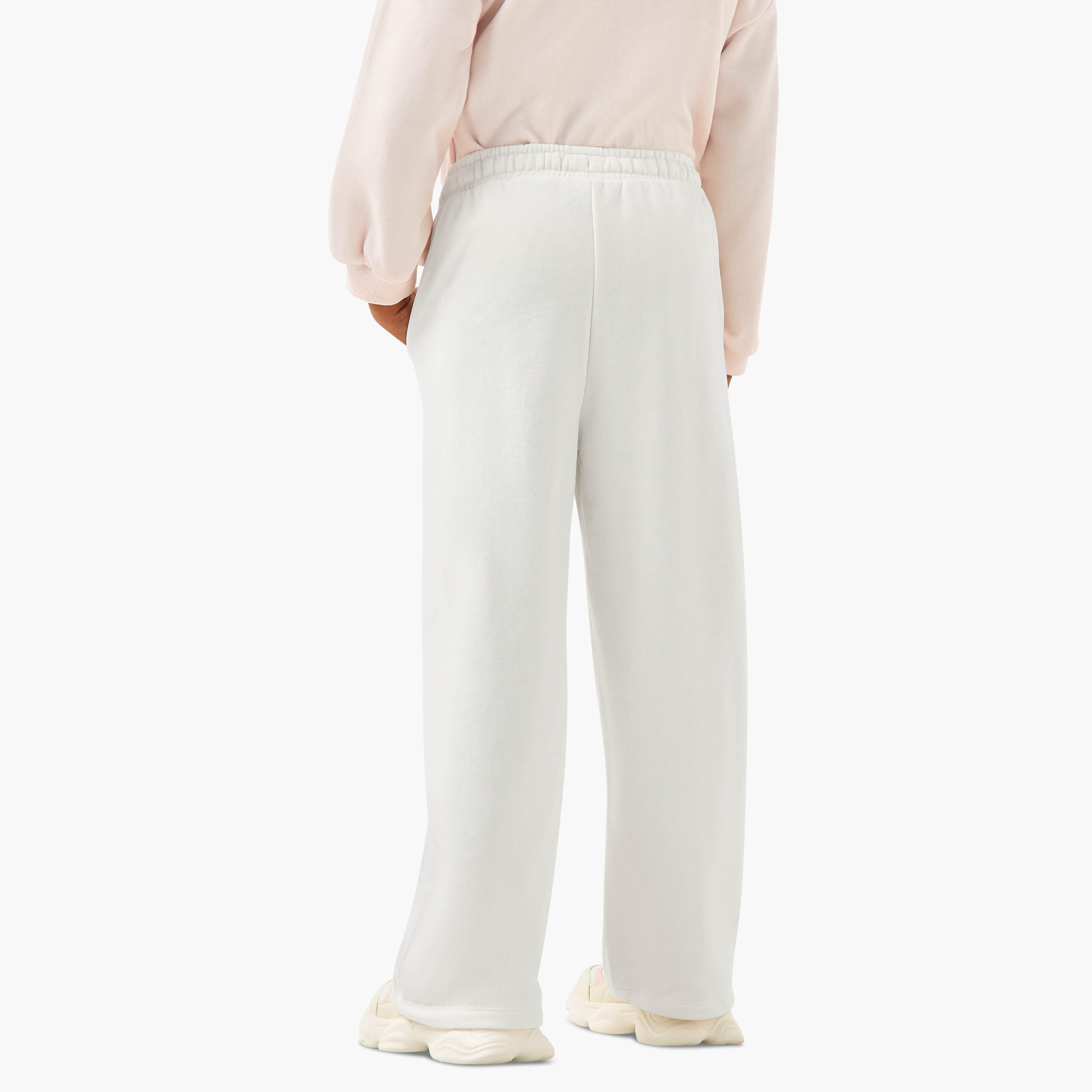 Juniors Solid Track Pants with Drawstring Closure and Pockets-girls-clothing-bottoms-joggersandtrackpants-image-3