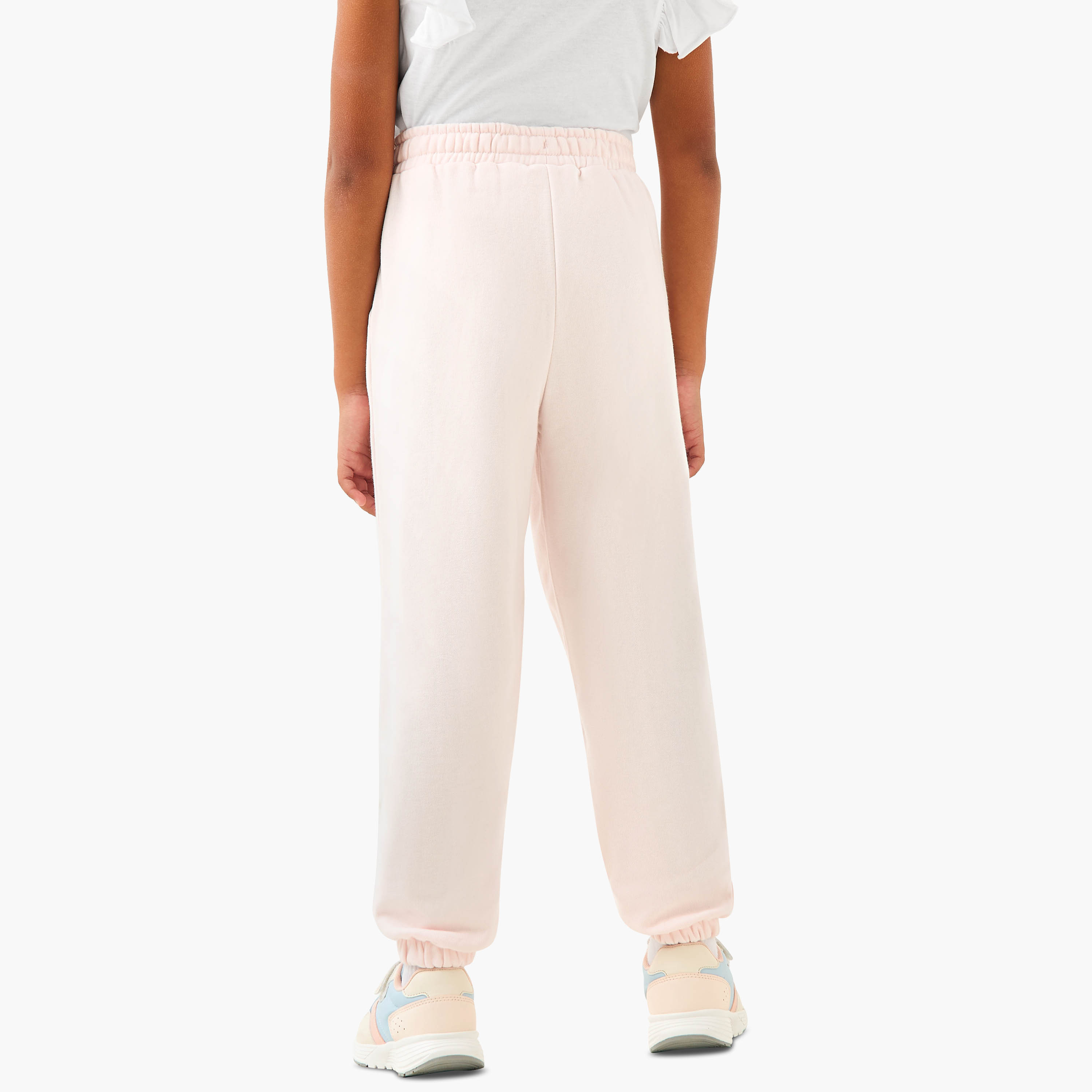 Juniors Bow Print Joggers with Drawstring Closure-girls-clothing-bottoms-joggersandtrackpants-image-3