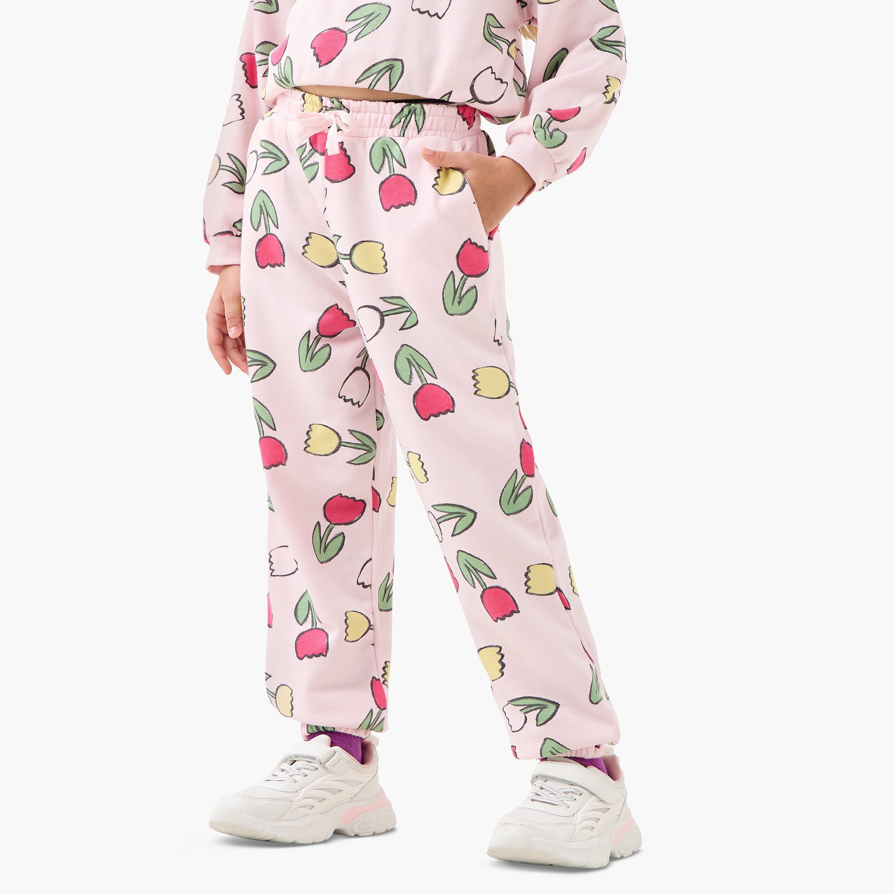 بنطلون رياضي برباط خصر وجيوب من جونيورز-girls-clothing-bottoms-joggersandtrackpants-image-5