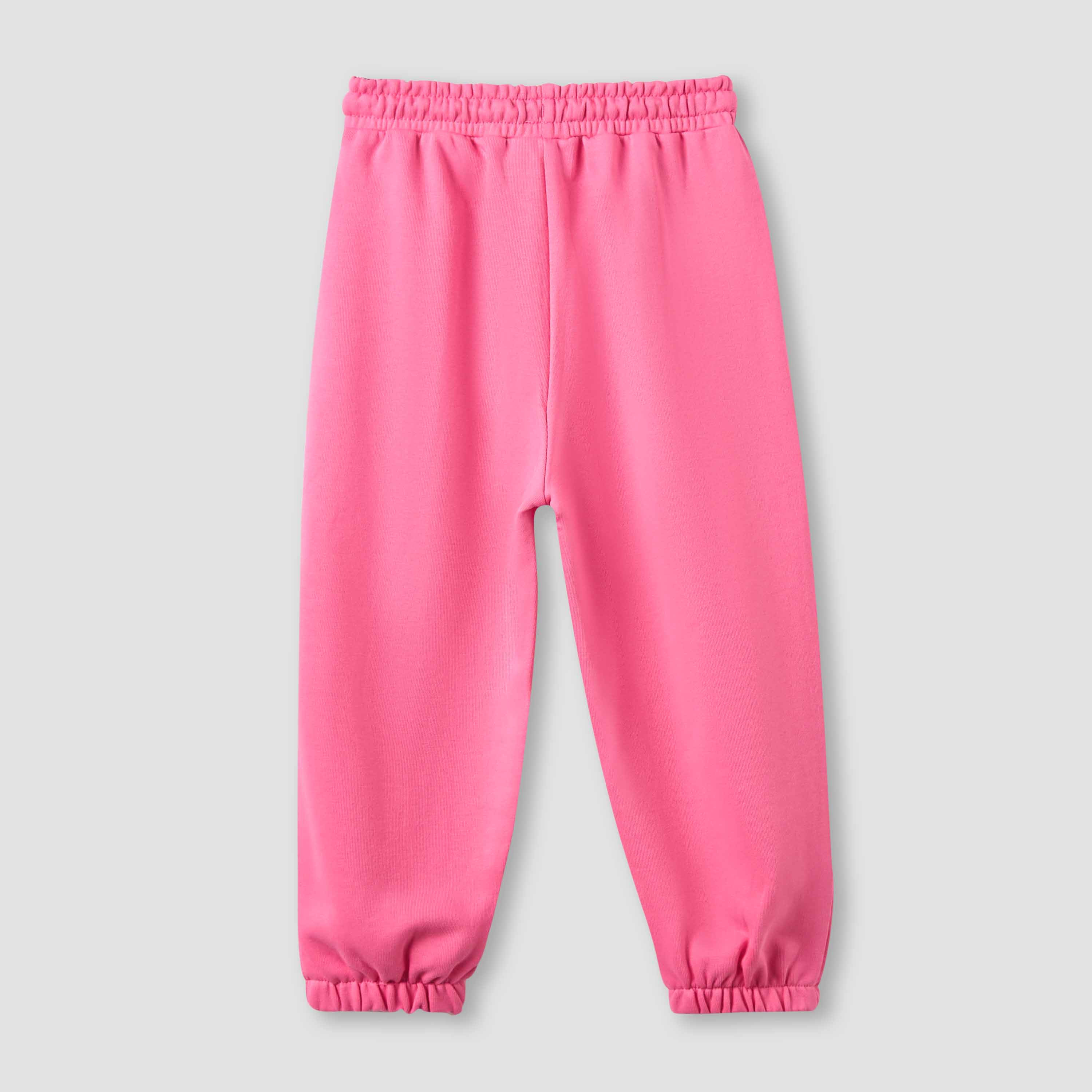 Juniors Drawstring Waist Joggers with Floral Print-girls-clothing-bottoms-joggersandtrackpants-image-2