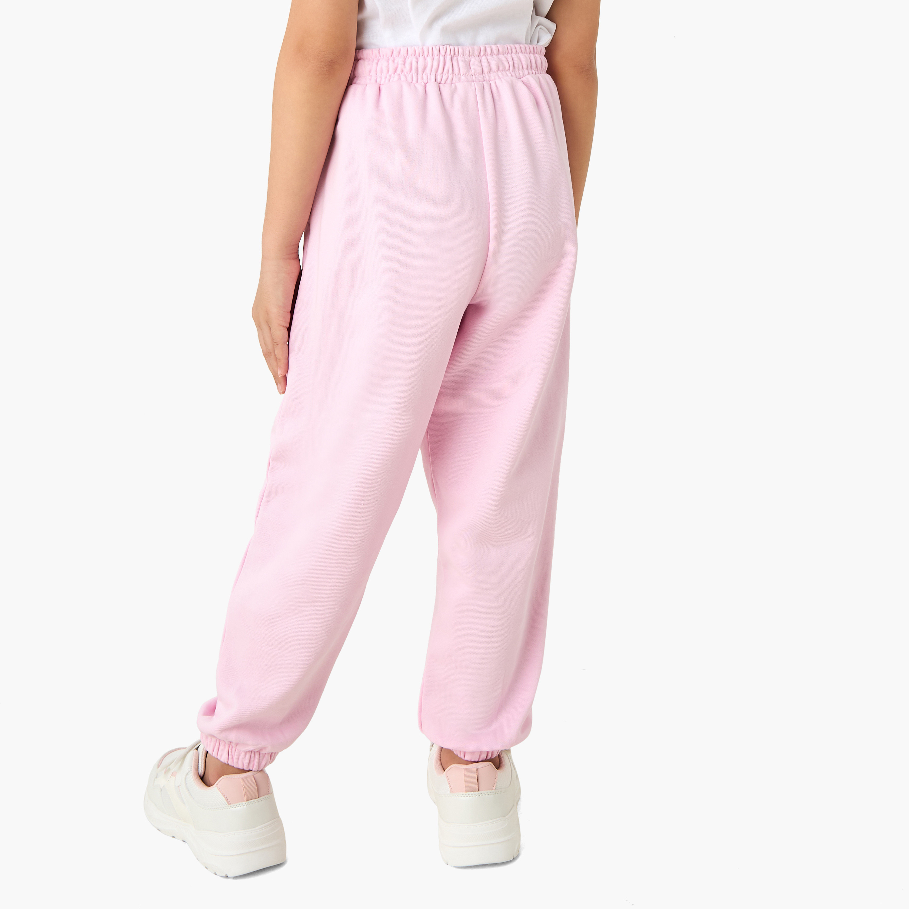 Juniors Girls Joggers with Pockets - Cotton Blend - Drawstring Waist-baby-girls-clothing-bottoms-joggersandtrackpants-image-3