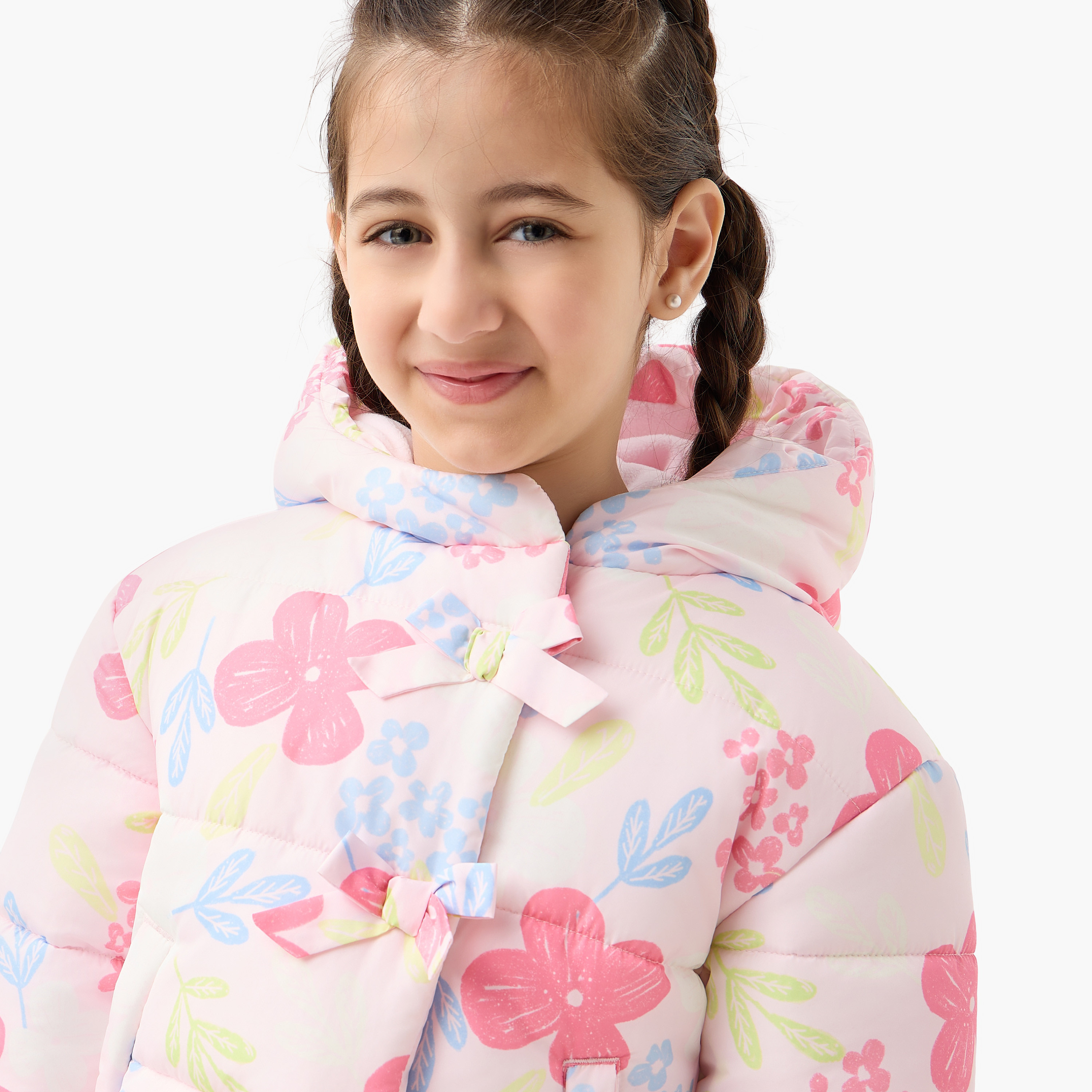 جاكيت ثقيل بقبعة وأكمام طويلة وطبعات قلوب من جونيورز-baby-girls-clothing-jacketsandcoats-image-10