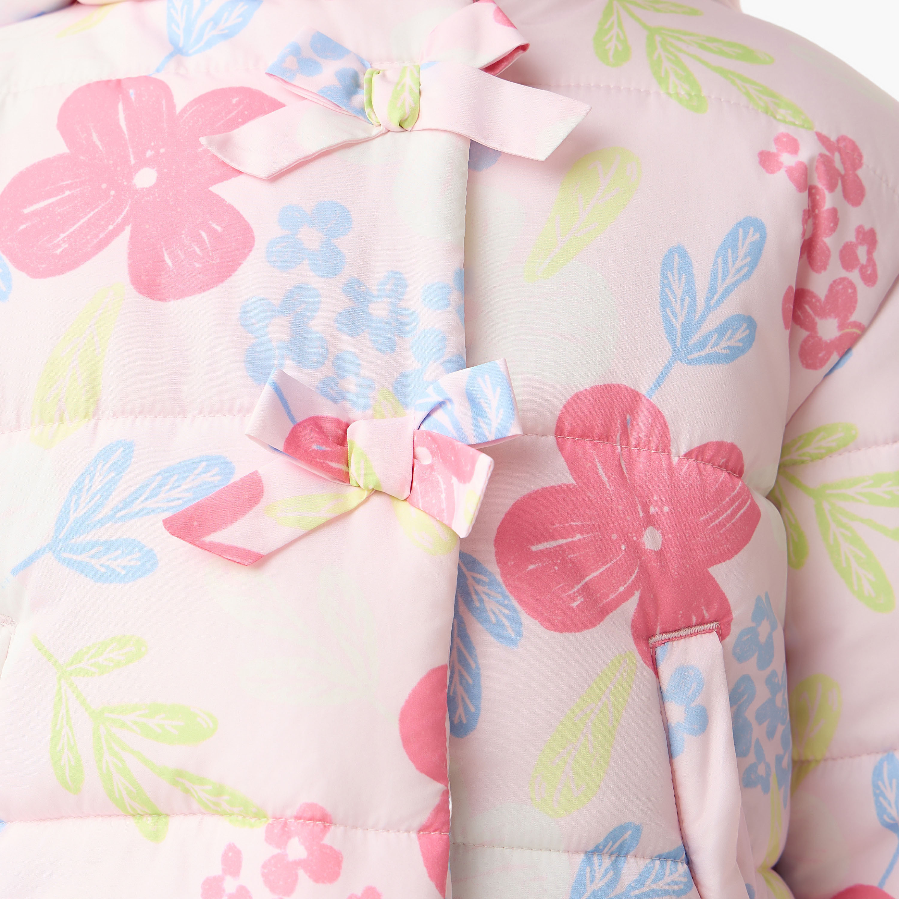 Juniors Heart Print Hooded Heavy Jacket with Long Sleeves-baby-girls-clothing-jacketsandcoats-image-6
