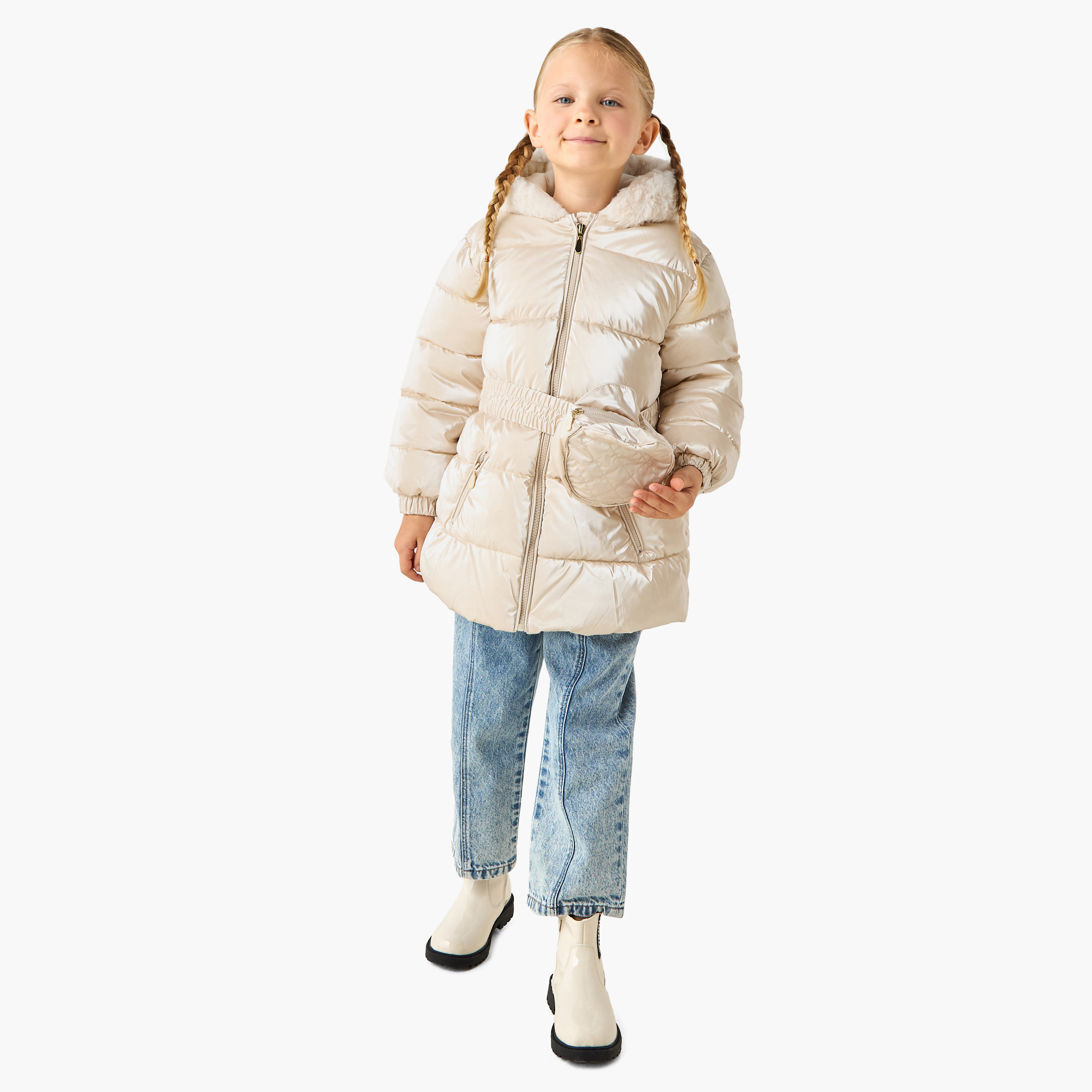 Juniors Padded Jacket with Hood-baby-girls-clothing-jacketsandcoats-image-2