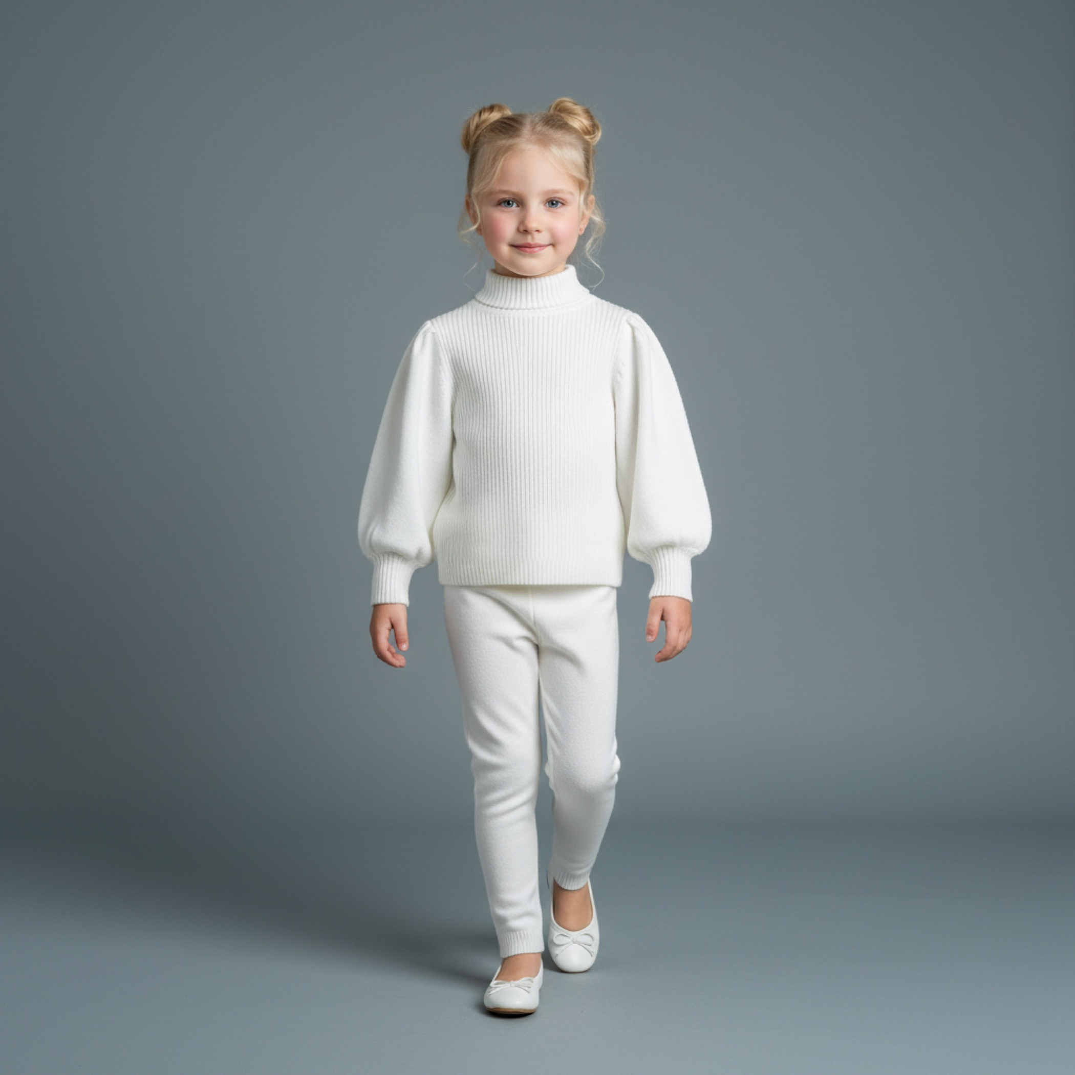 Juniors Ribbed Turtleneck Sweater with Long Sleeves-girls-clothing-winterwear-jumpersandcardigans-image-4