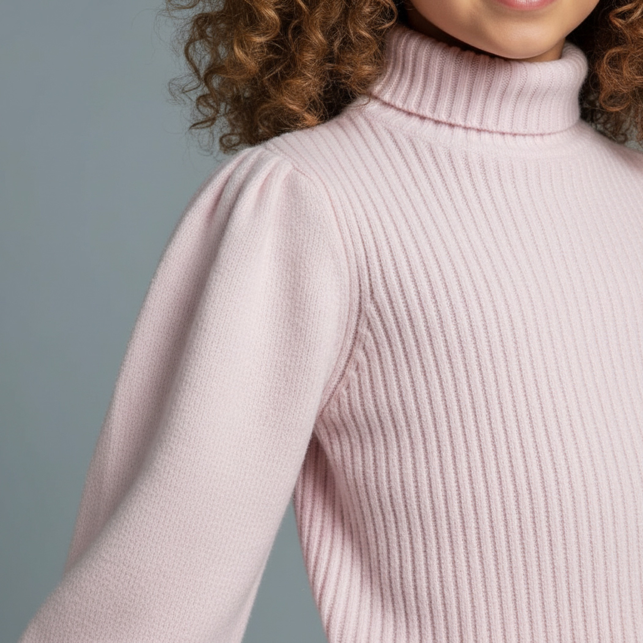 Juniors Ribbed Turtleneck Sweater with Long Sleeves-girls-clothing-winterwear-jumpersandcardigans-image-3