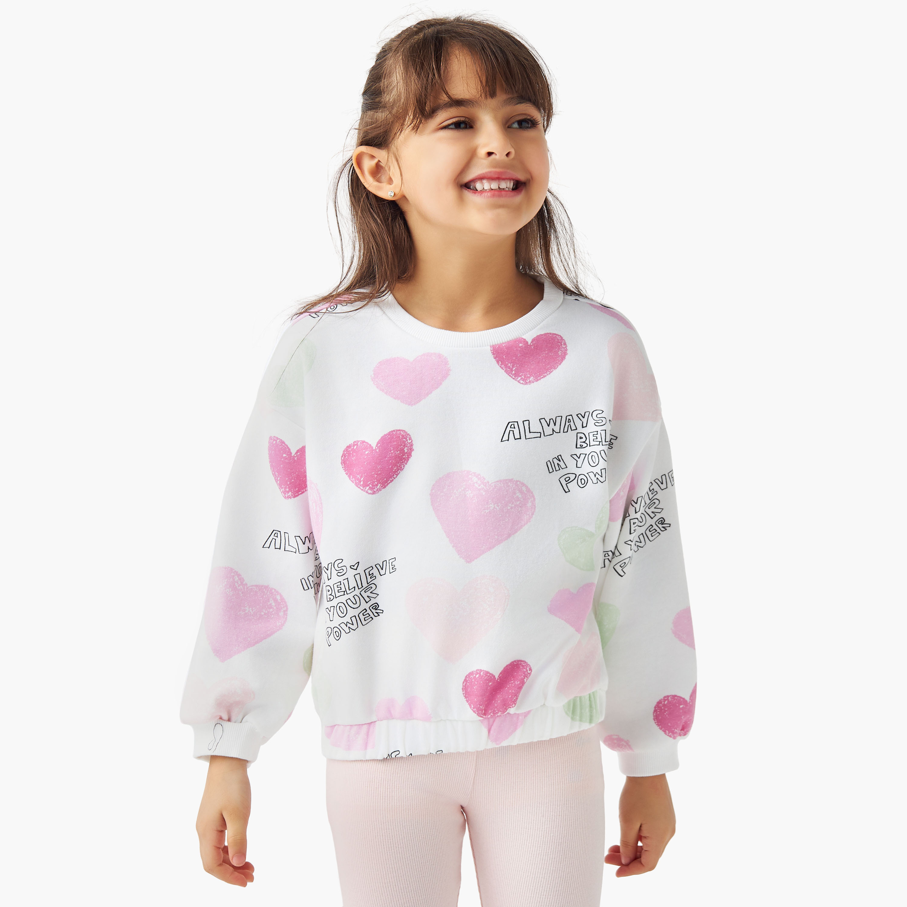 Juniors Teddy Bear Print Sweatshirt-baby-girls-clothing-sweatshirts-image-1