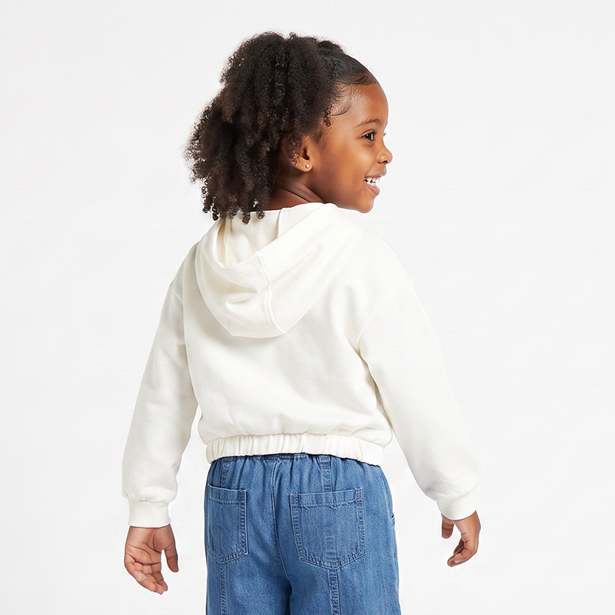 Juniors Hooded Sweatshirt with Long Sleeves-girls-clothing-sweatshirts-image-2