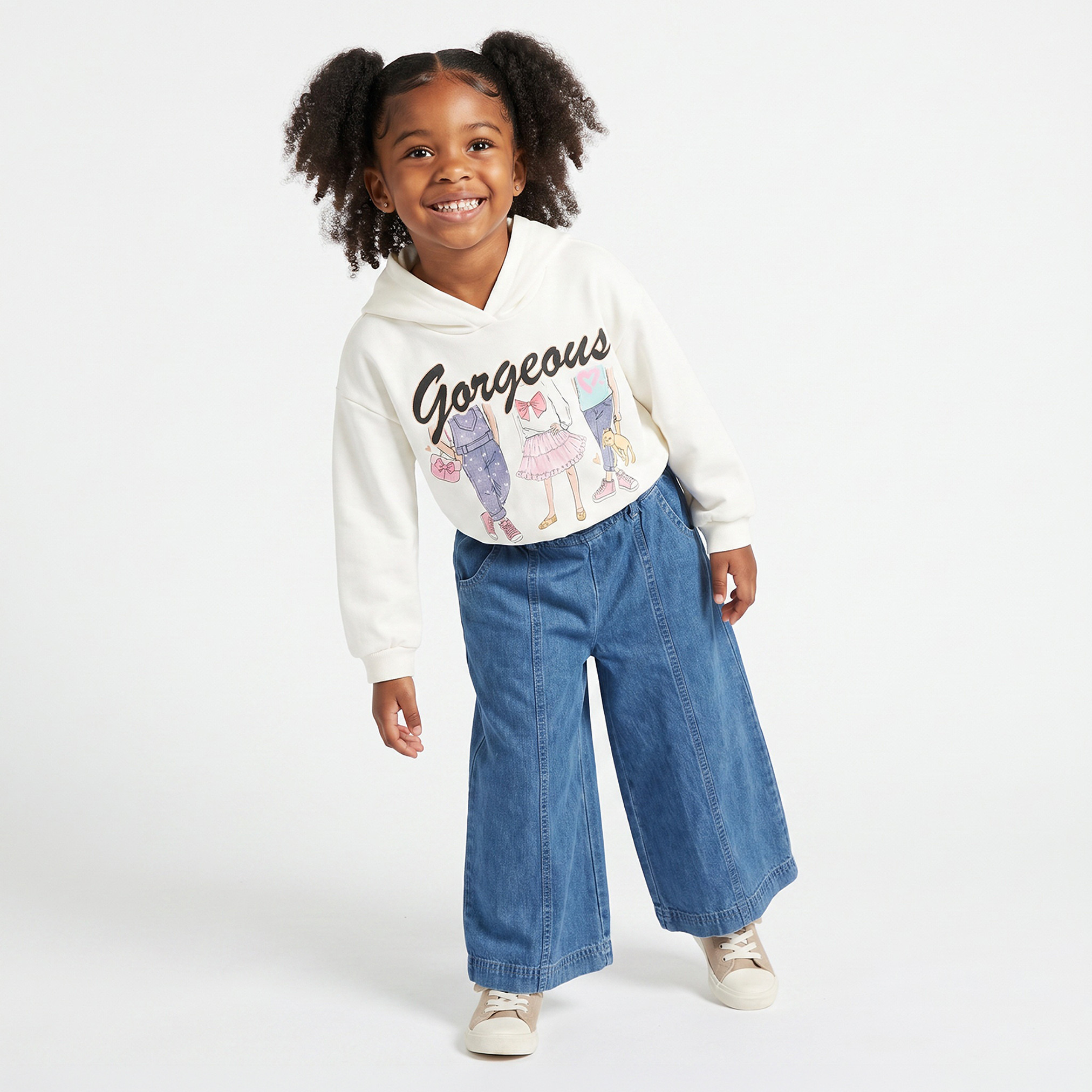 Juniors Hooded Sweatshirt with Long Sleeves-girls-clothing-sweatshirts-image-5