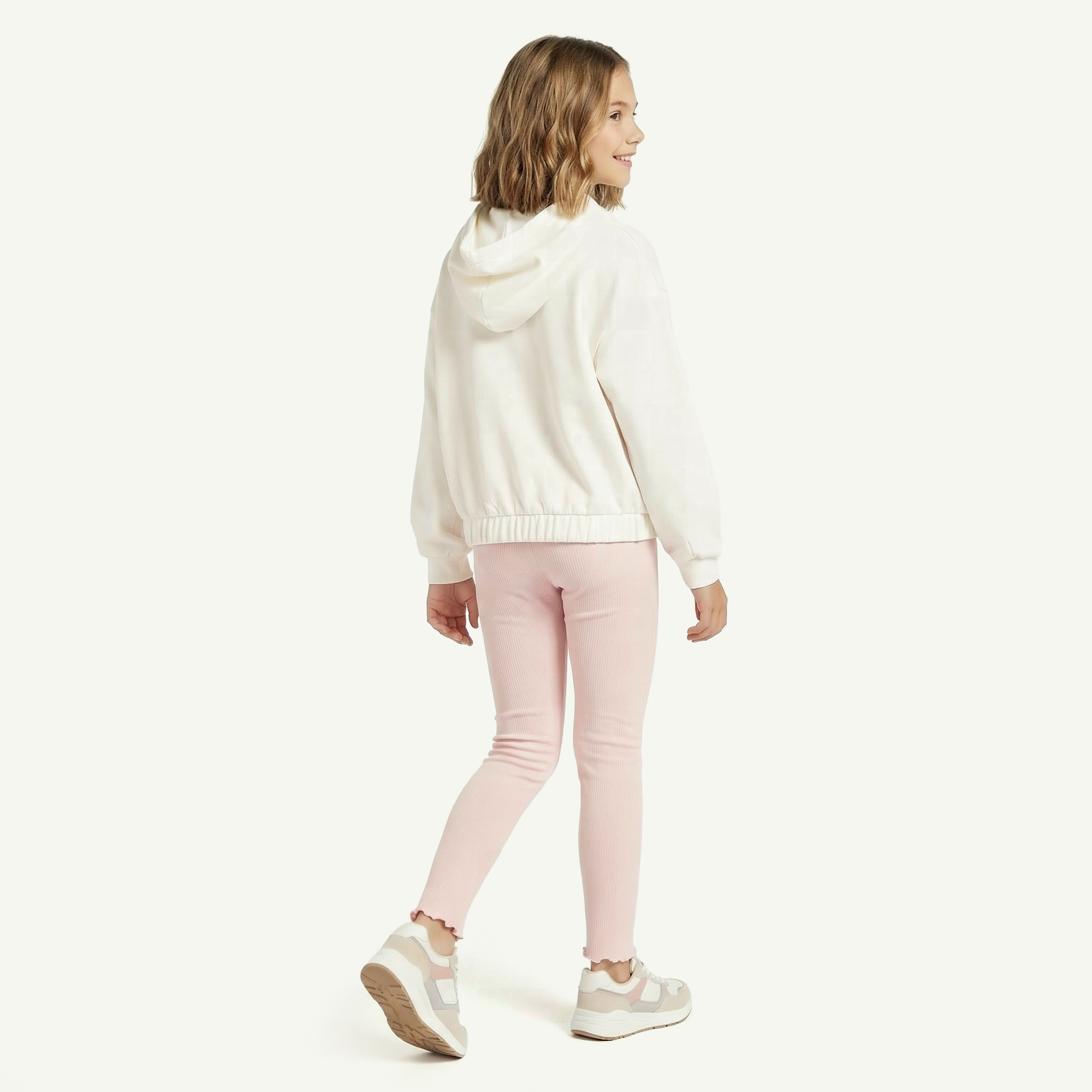 Juniors Graphic Glitter Print Sweatshirt with Long Sleeves-baby-girls-clothing-sweatshirts-image-3