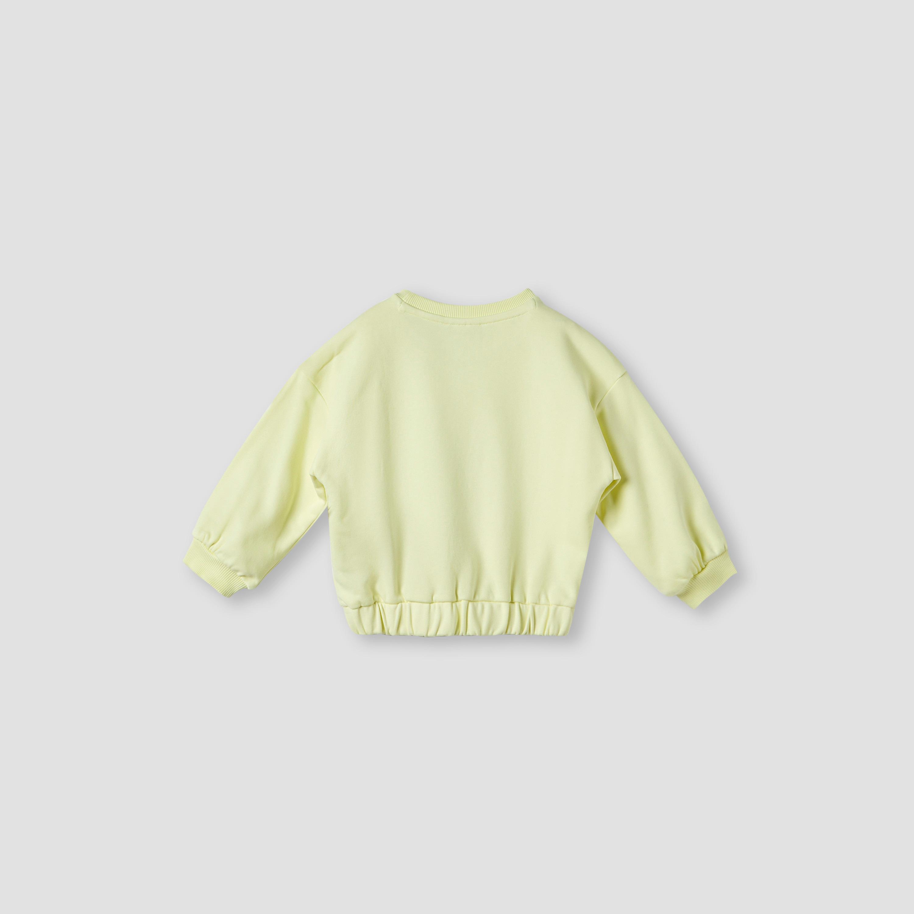 Juniors Round Neck Sweatshirt with Long Sleeves-baby-girls-clothing-sweatshirts-image-2