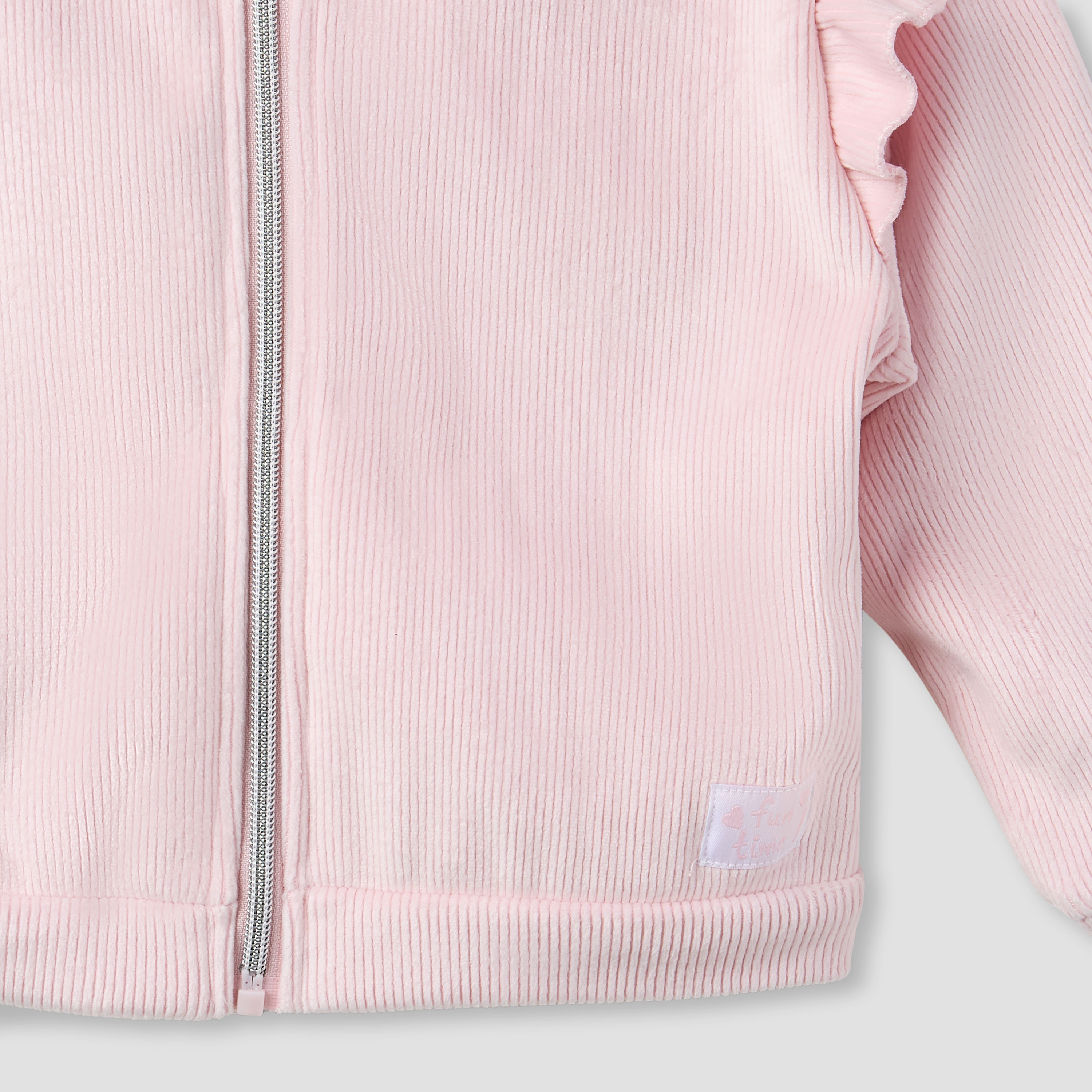Juniors Girls Sweatshirt and Track Pants Set with Ruffle - Polyester Blend  - Long Sleeves - Hood-baby-girls-clothing-setsandcoords-image-6