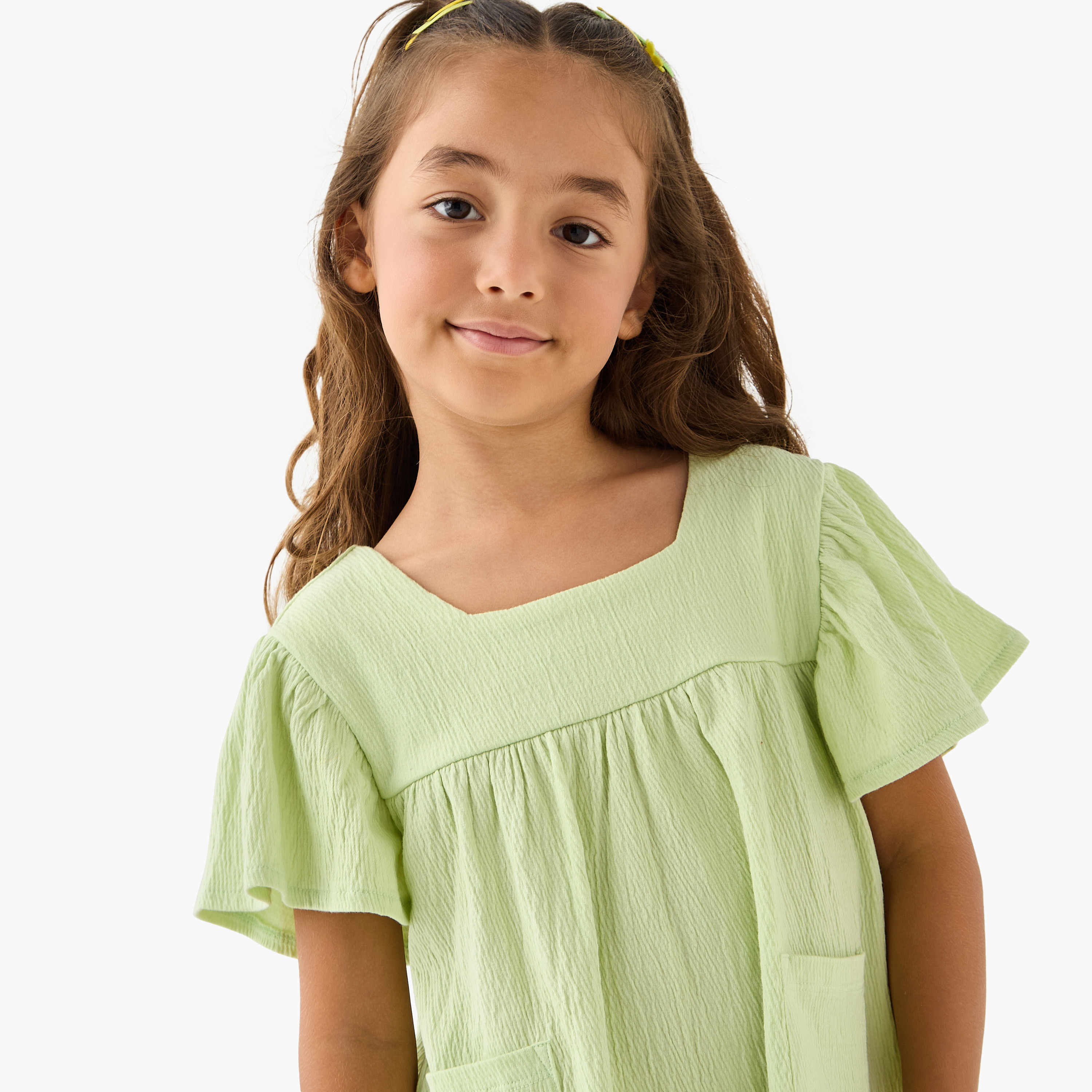 Juniors All-Over Floral Print Square Neck Top and Pants Set-girls-clothing-setsandcoords-image-5