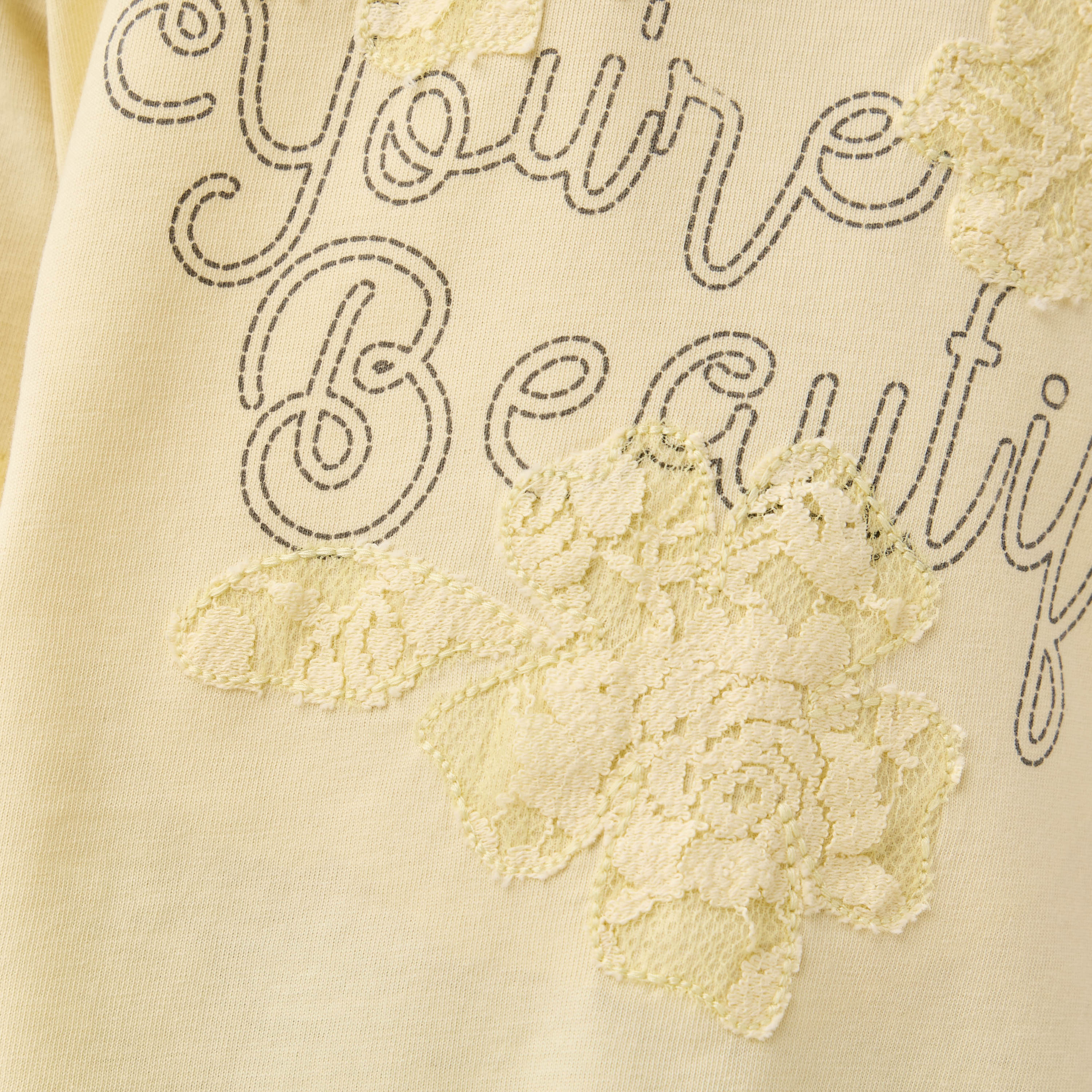 Juniors Lace Detail T-shirt with Crew Neck-girls-clothing-tshirts-image-5