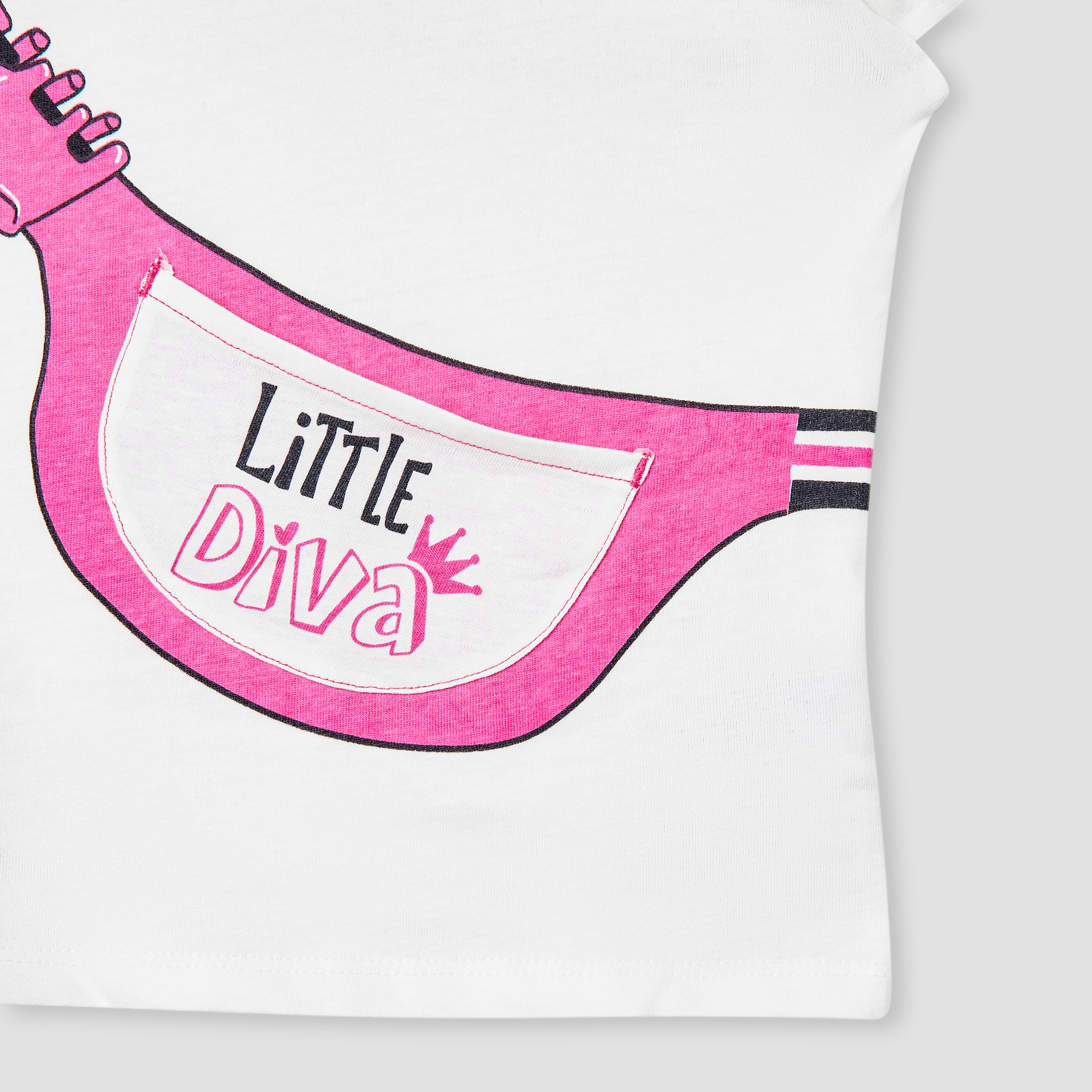 Juniors Printed Sleeveless T-shirt-baby-girls-clothing-tshirts-image-4